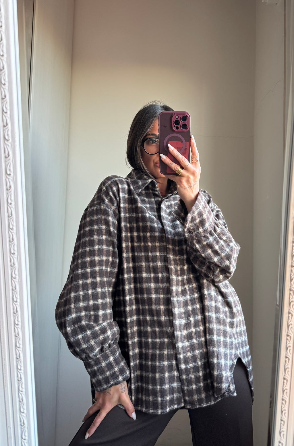 Camicia check over Altamira