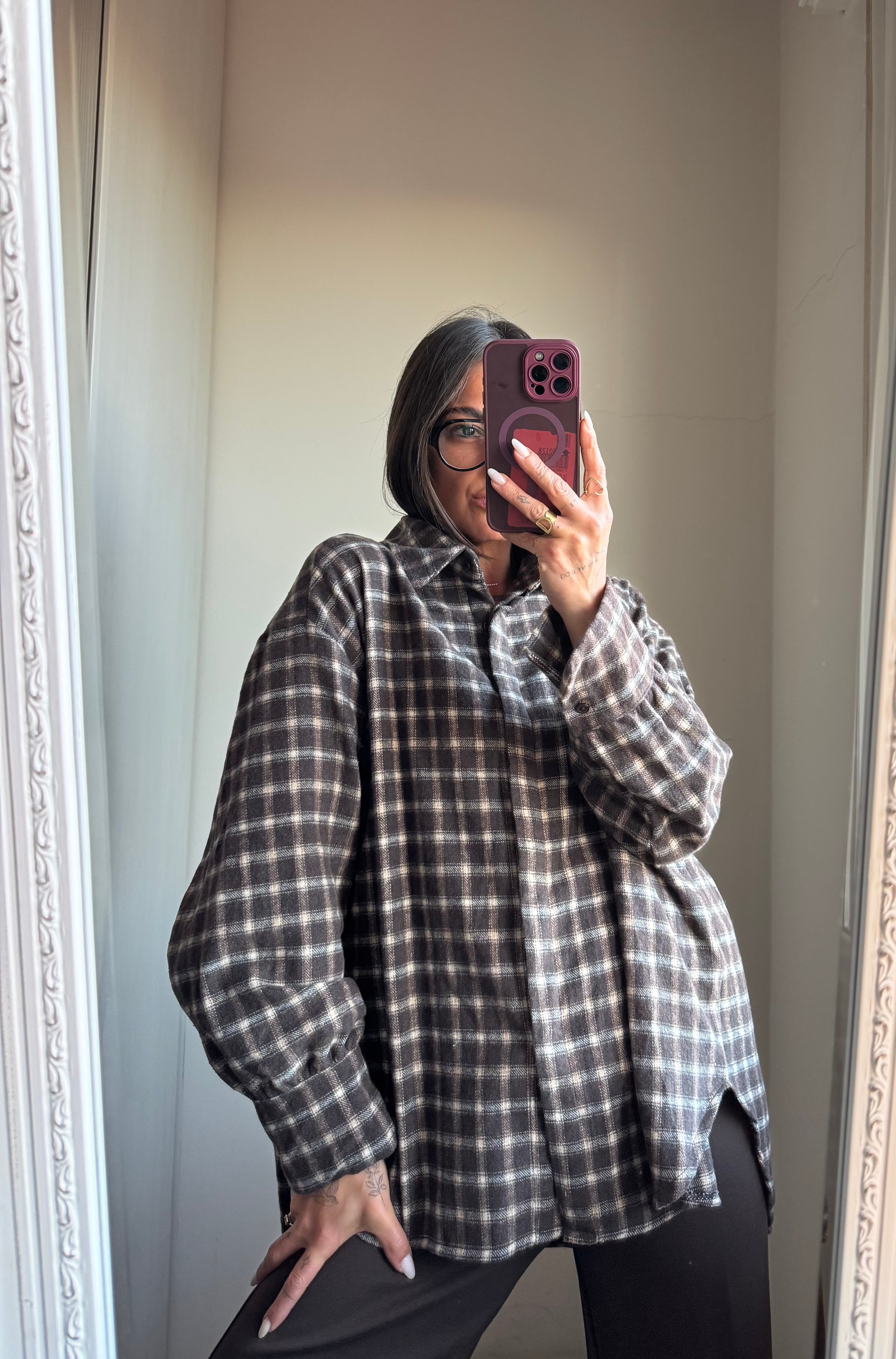 Camicia check over Altamira