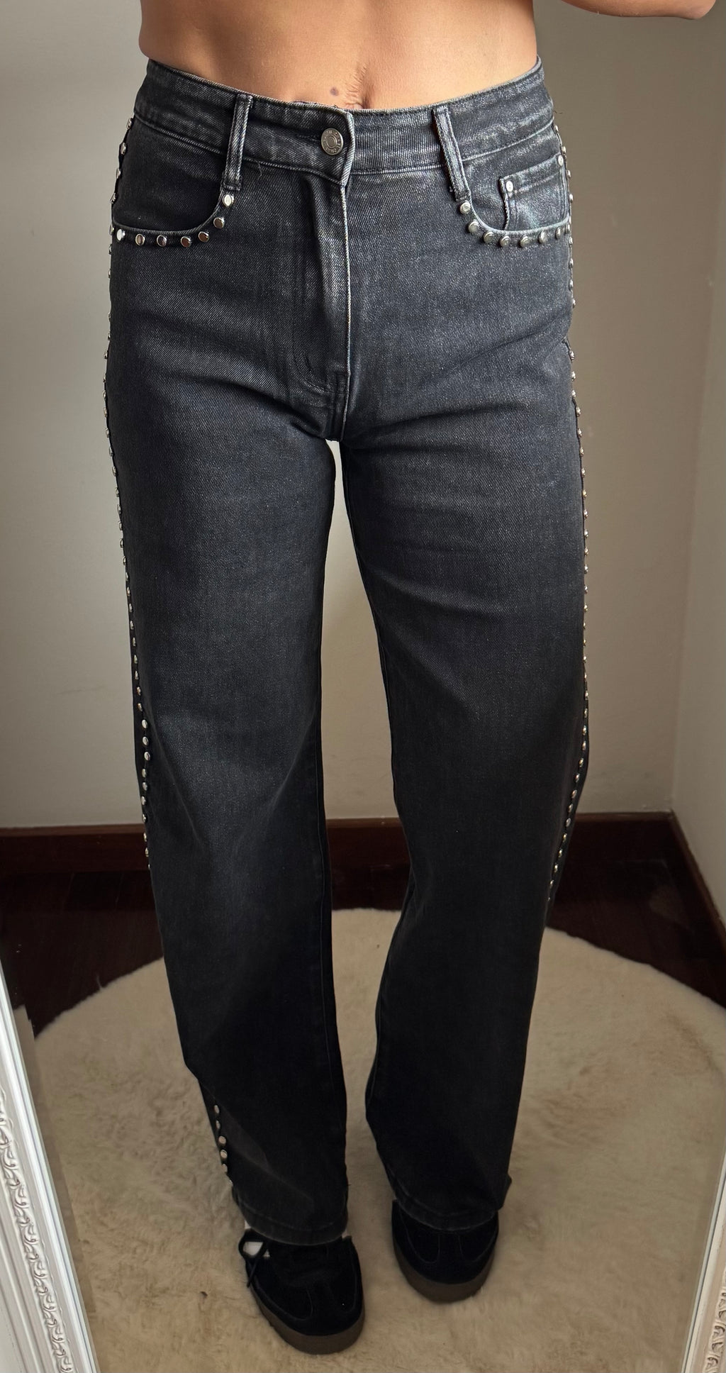 Jeans borchie