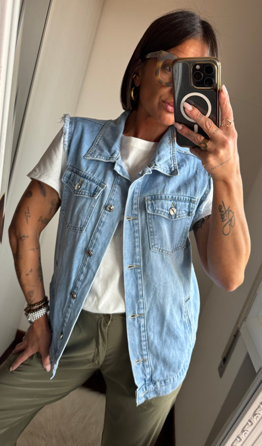 Gilet denim