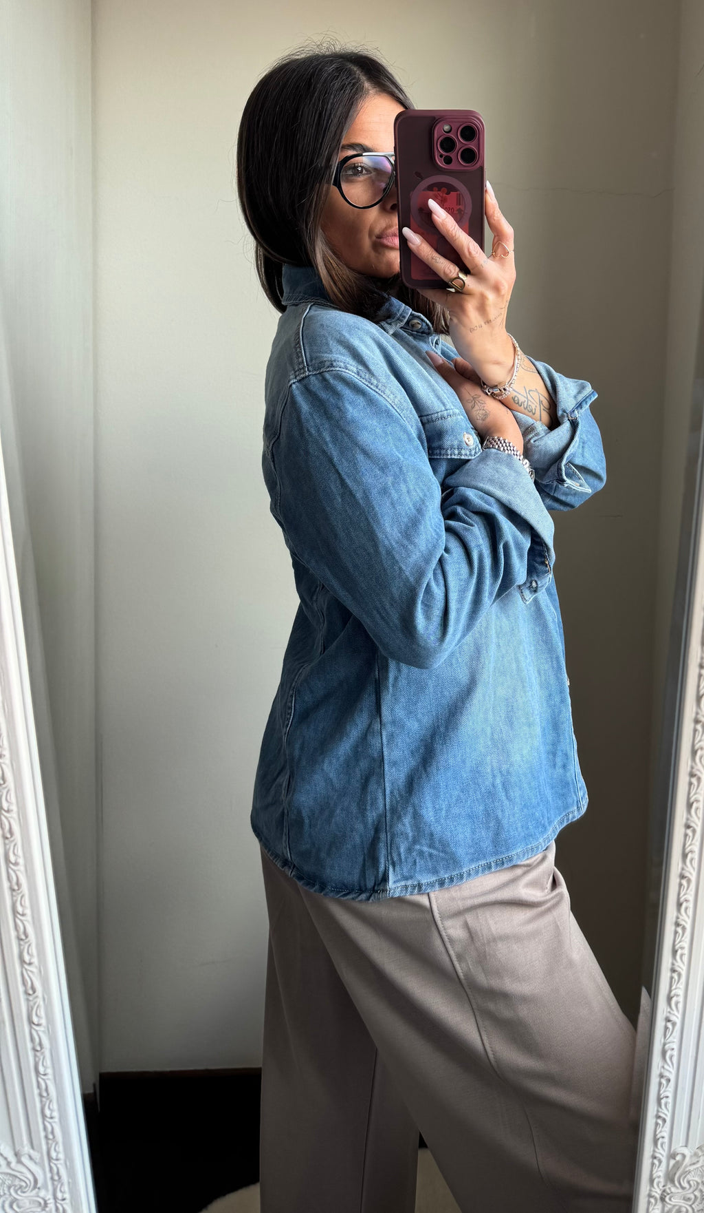 Camicia in denim