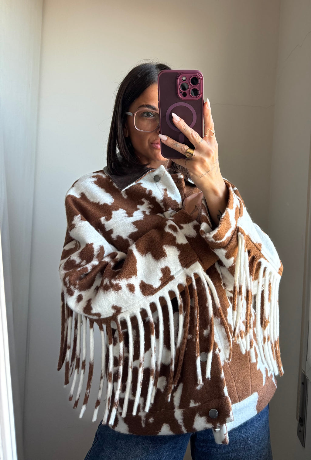 Giacca frange Lumina