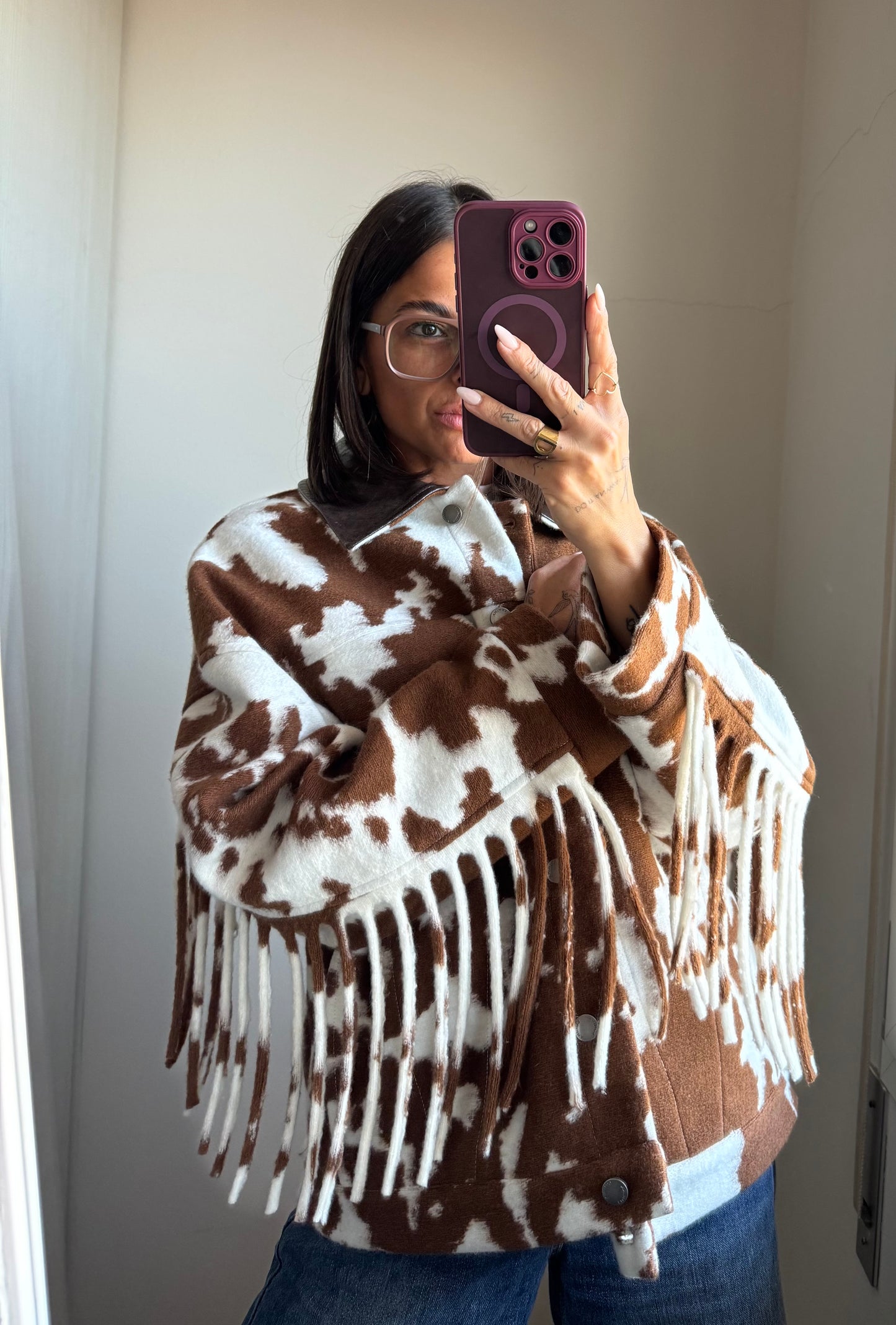 Giacca frange Lumina