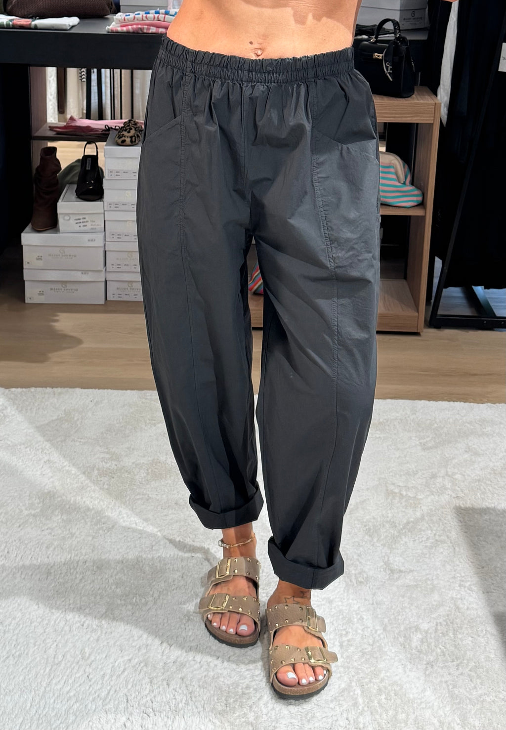 Pantalone balloon cotone