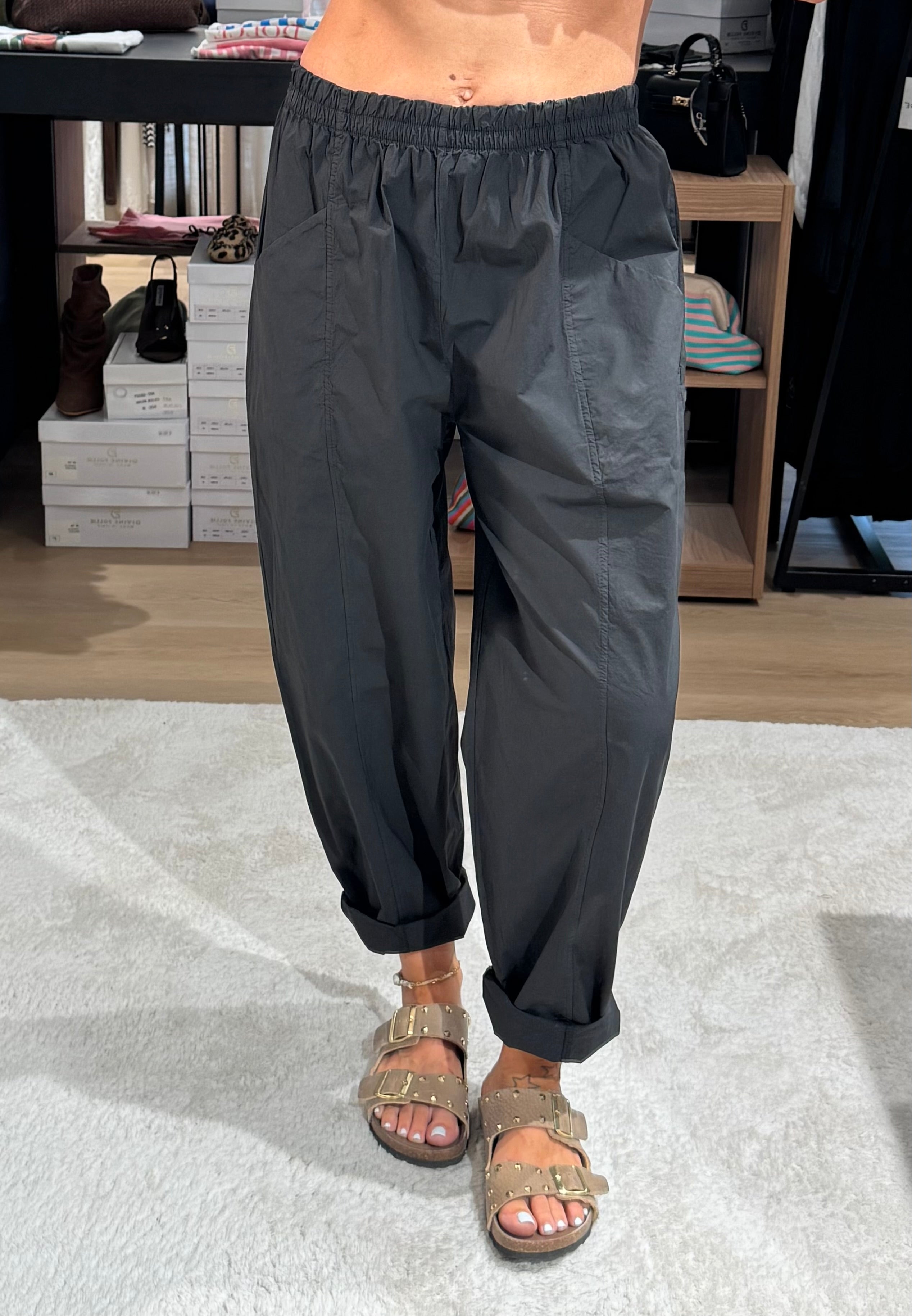 Pantalone balloon cotone