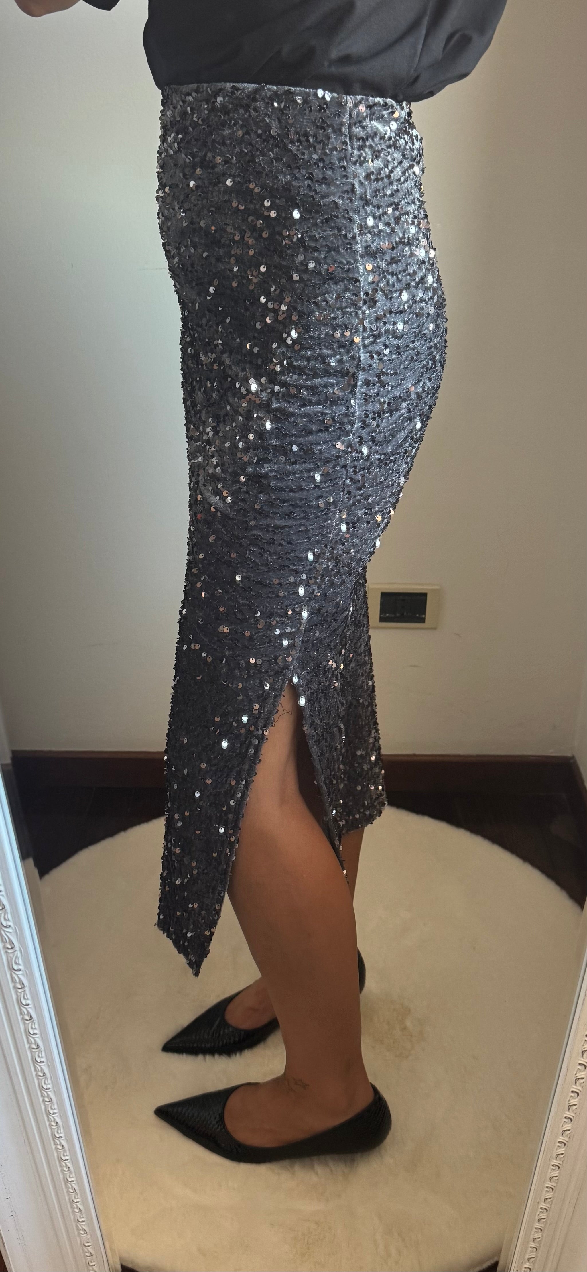 Gonna con paillettes