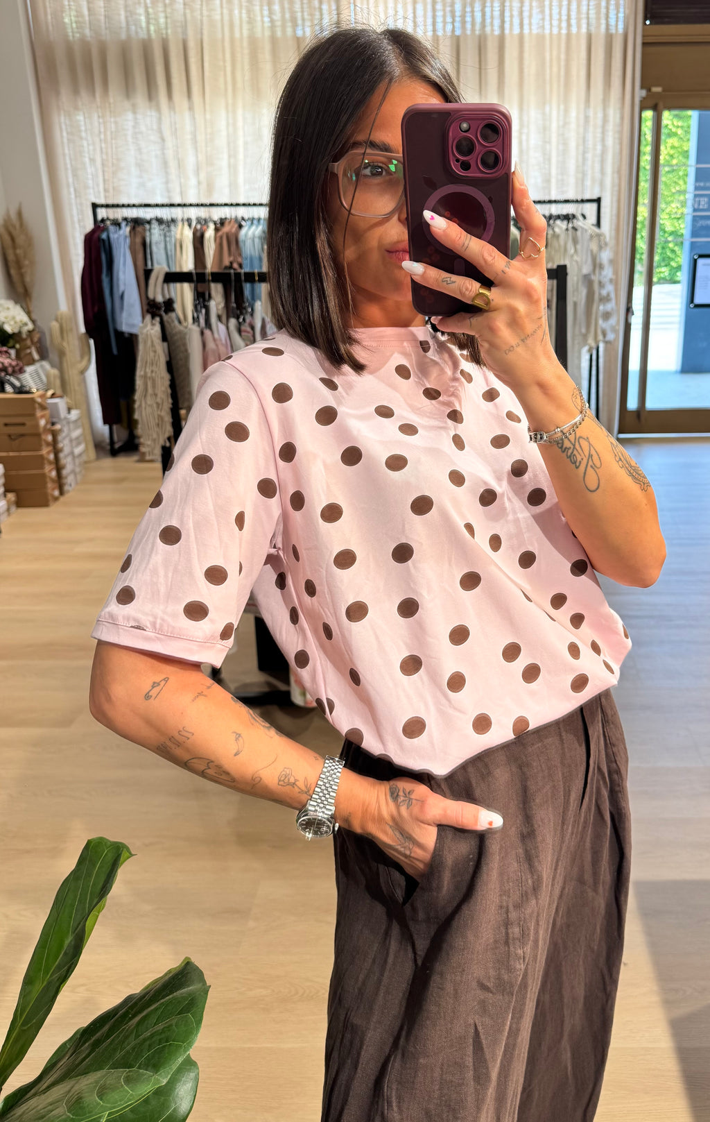 T-shirt pois