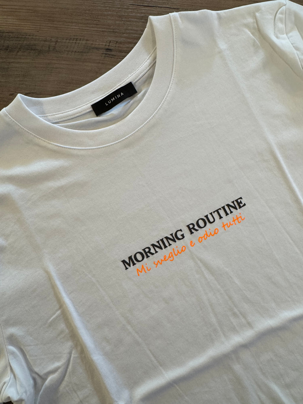 T-shirt MI SVEGLIO E ODIO TUTTI