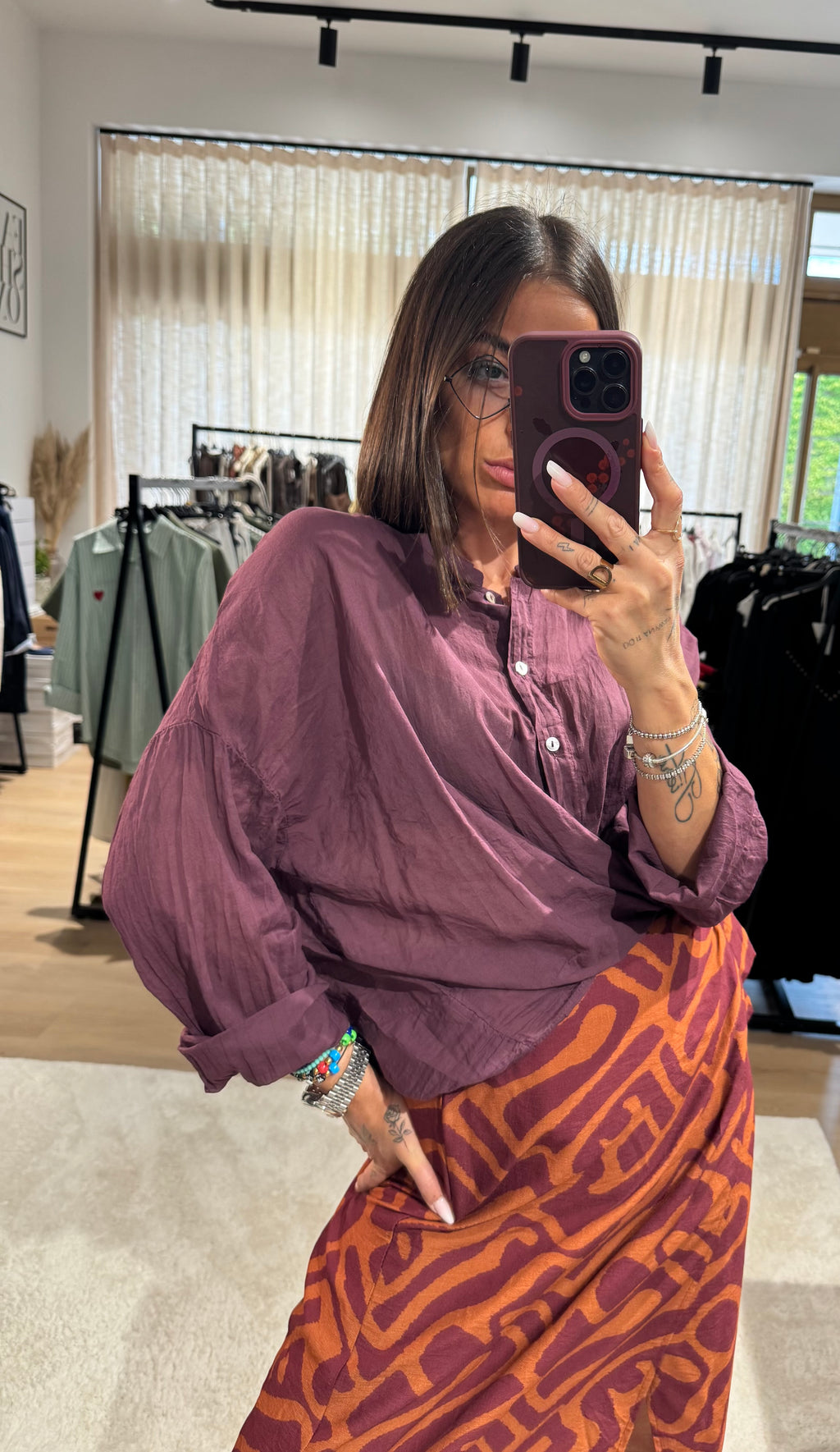Camicia coreana cotone