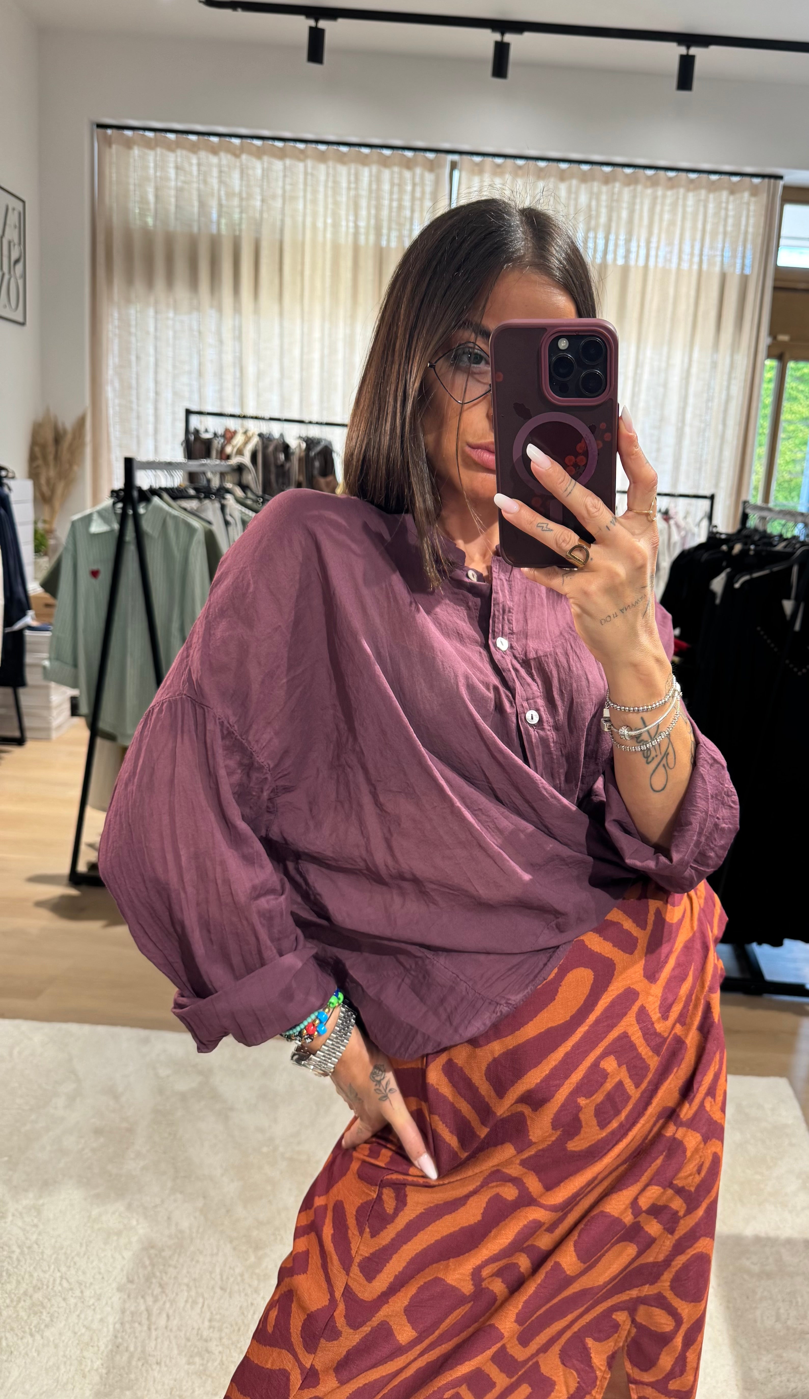 Camicia coreana cotone