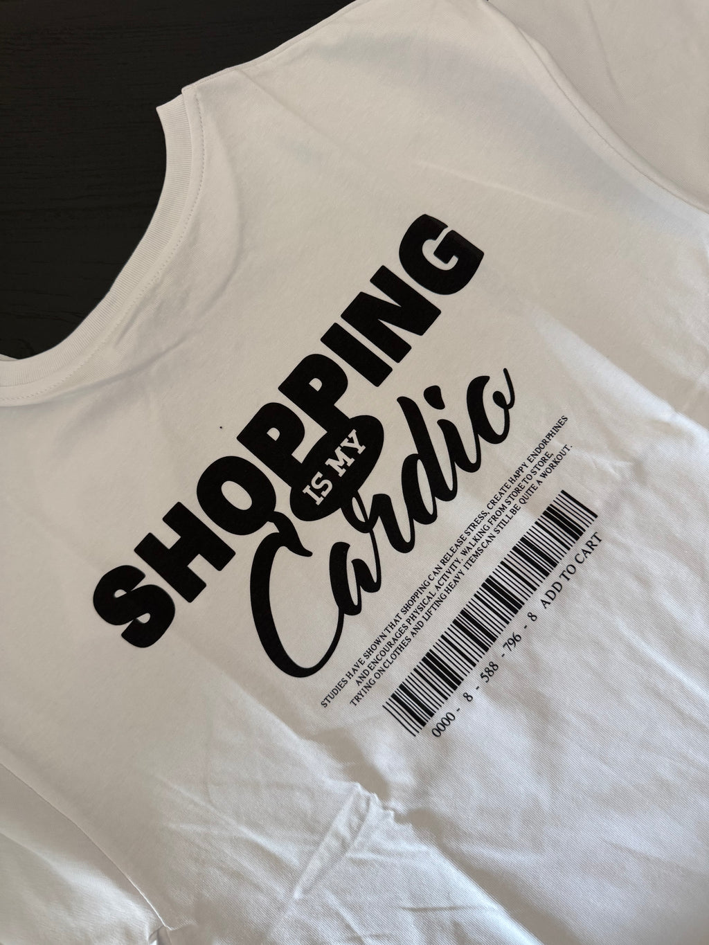 T-shirt SHOPPING IS MY CARDIO