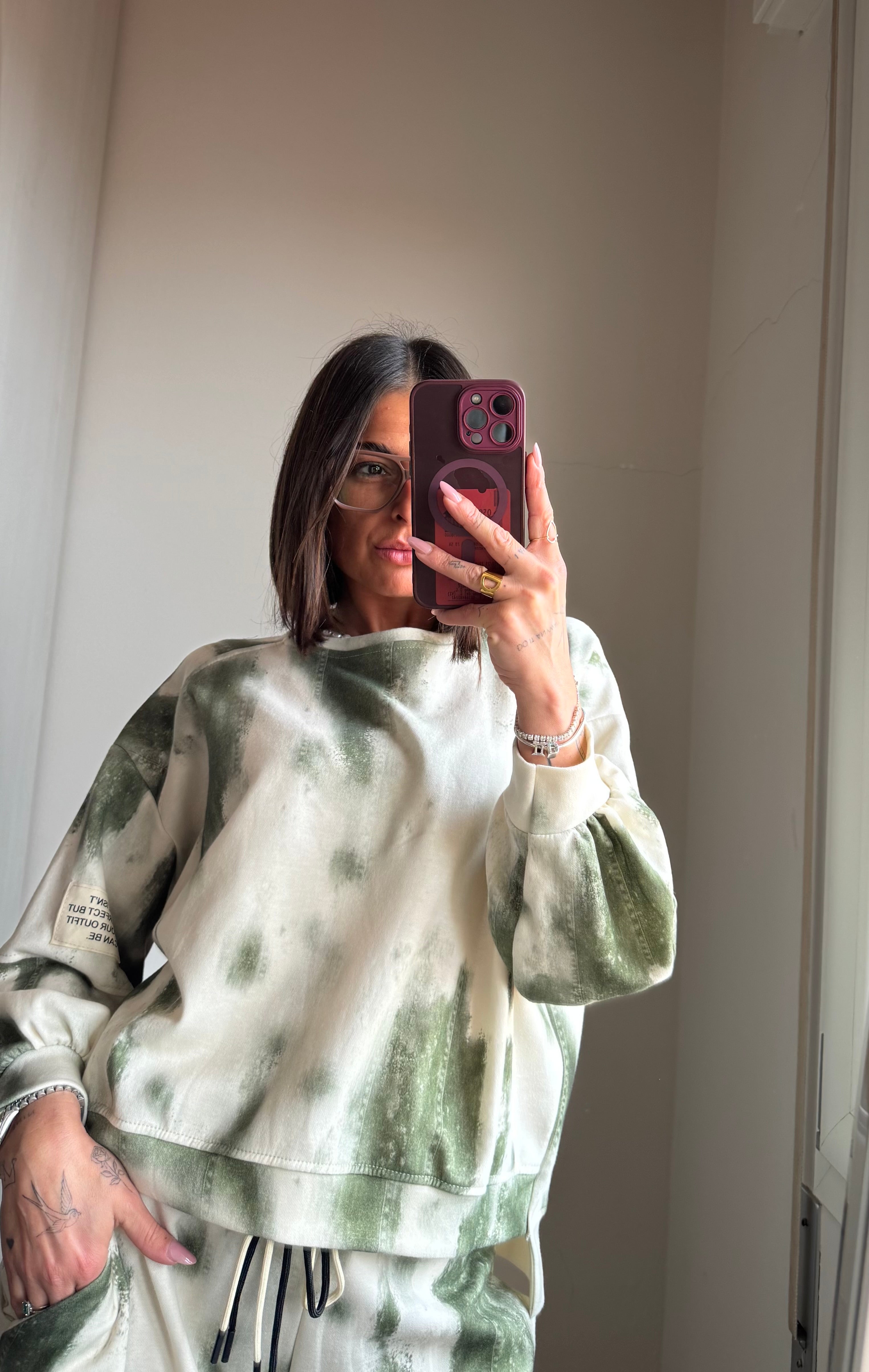 Coordinato tuta print