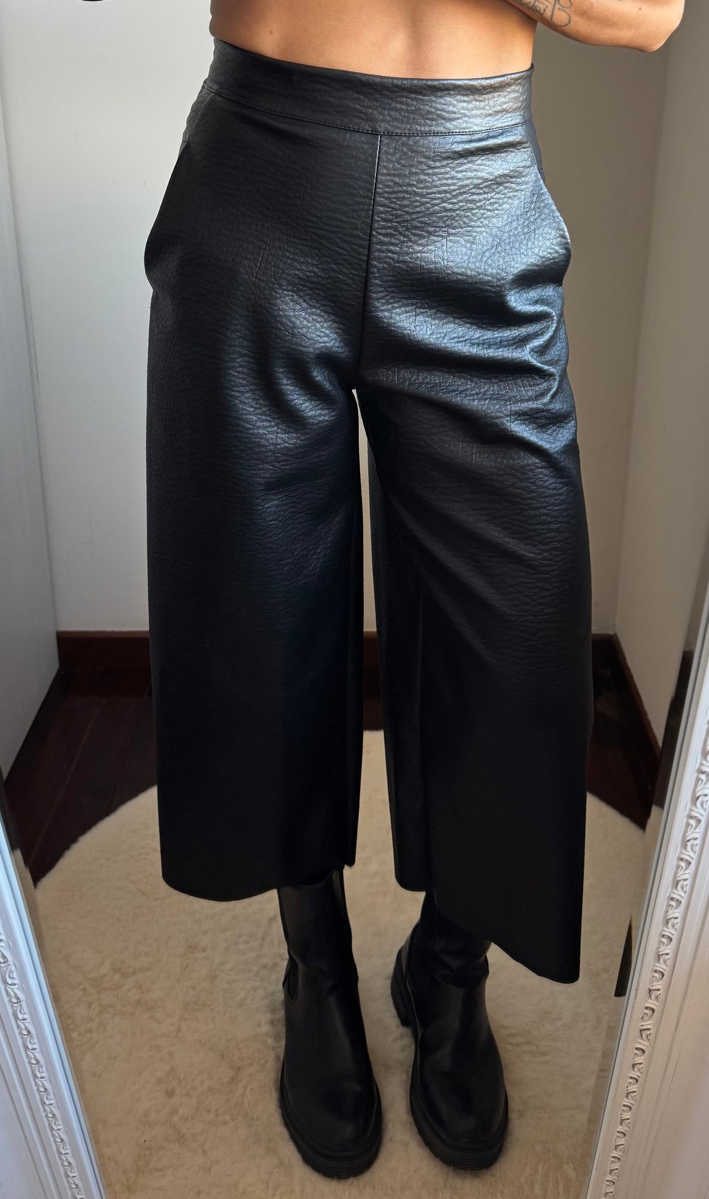 Pantalone ecopelle