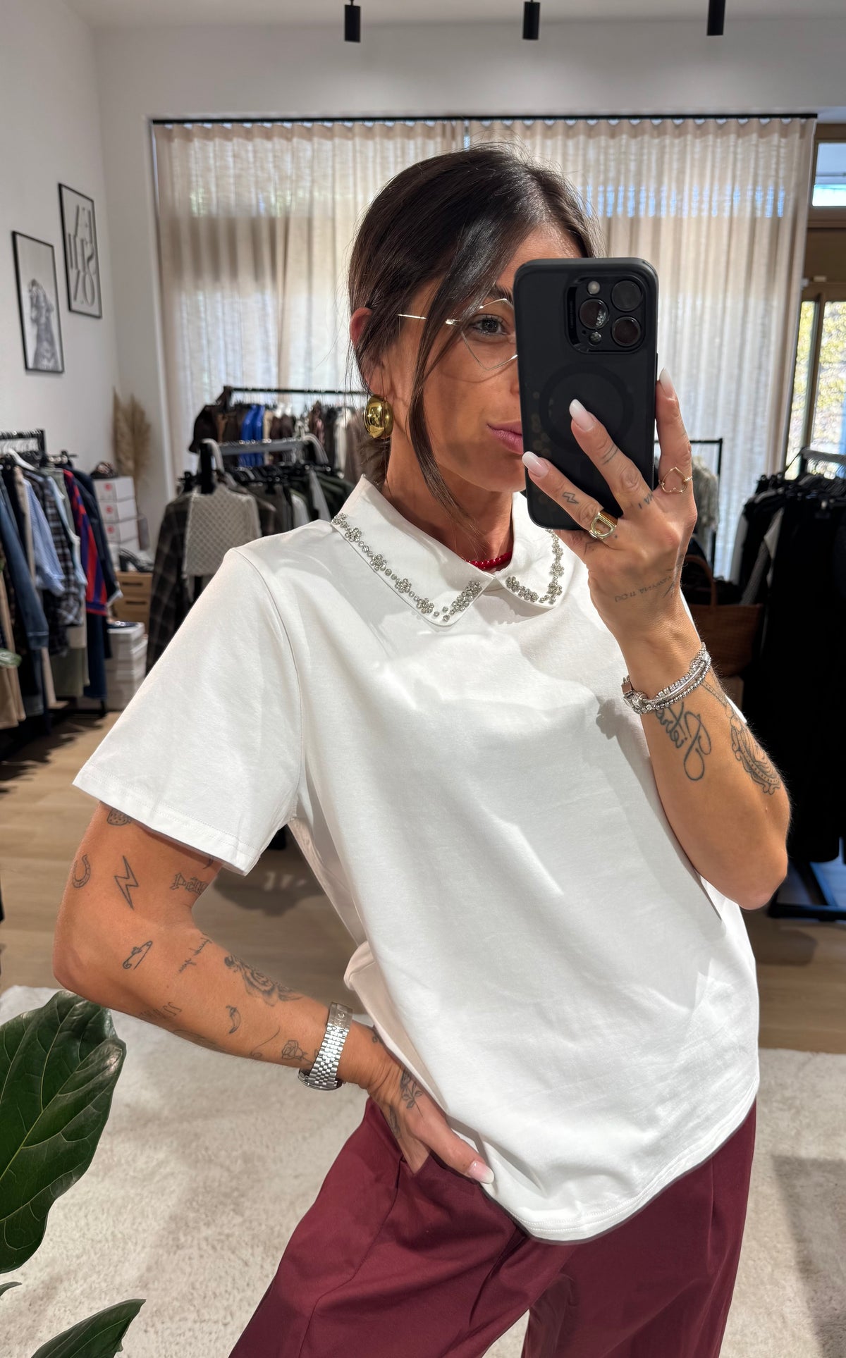 T-shirt strass YOU DECIDE