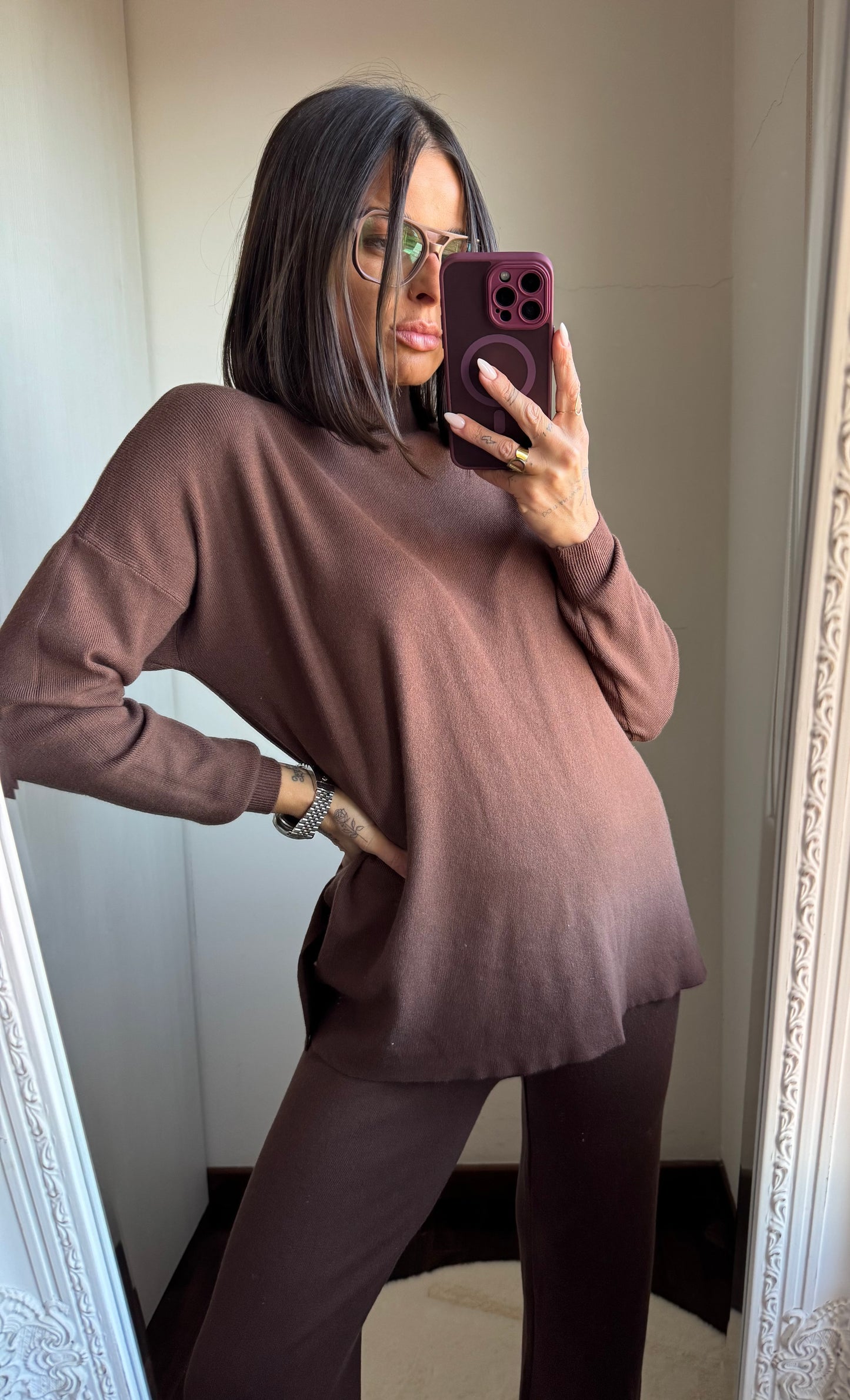 Coordinato in maglia comfort