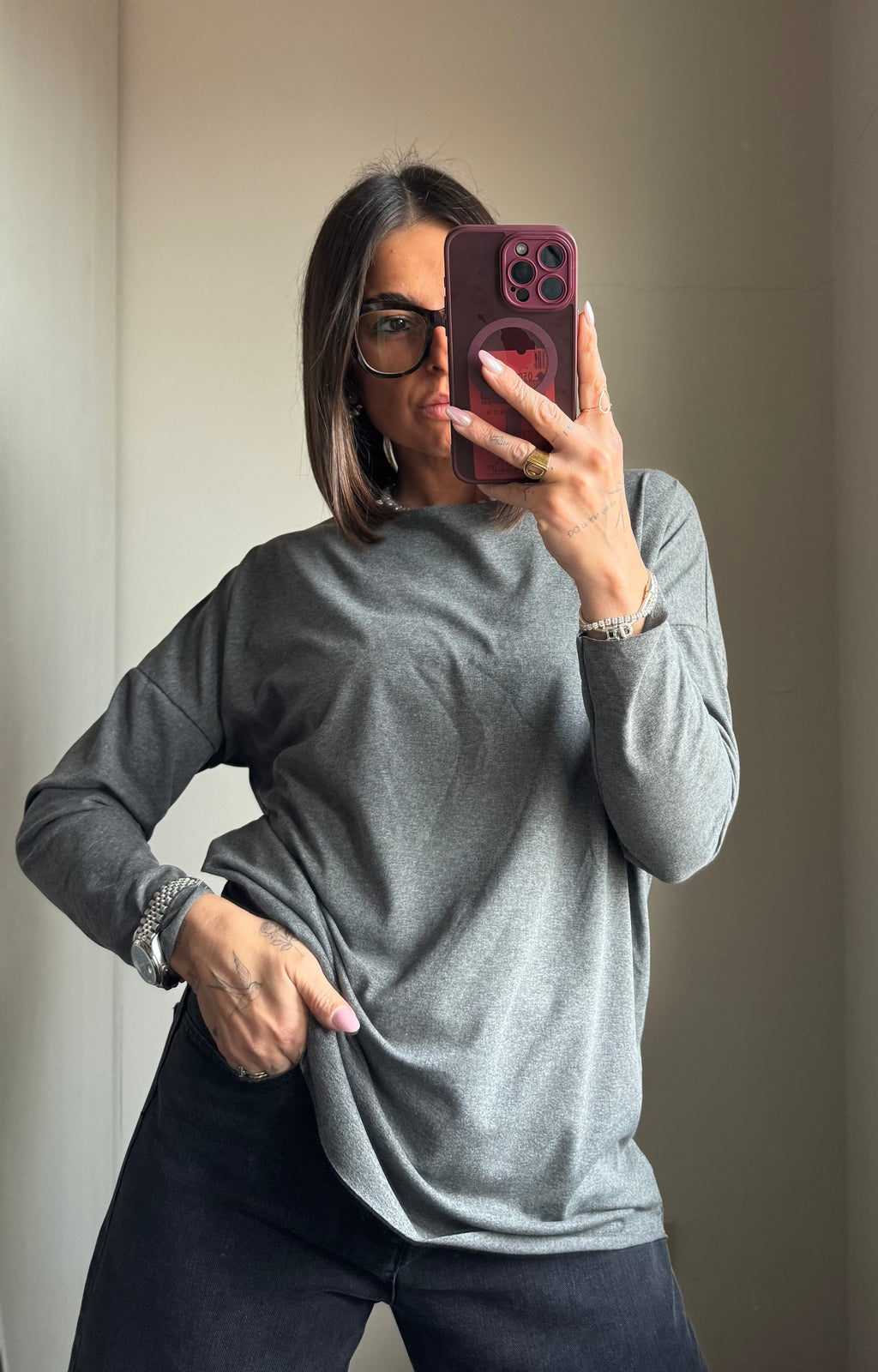 Maglia taglio laser LARGE FIT