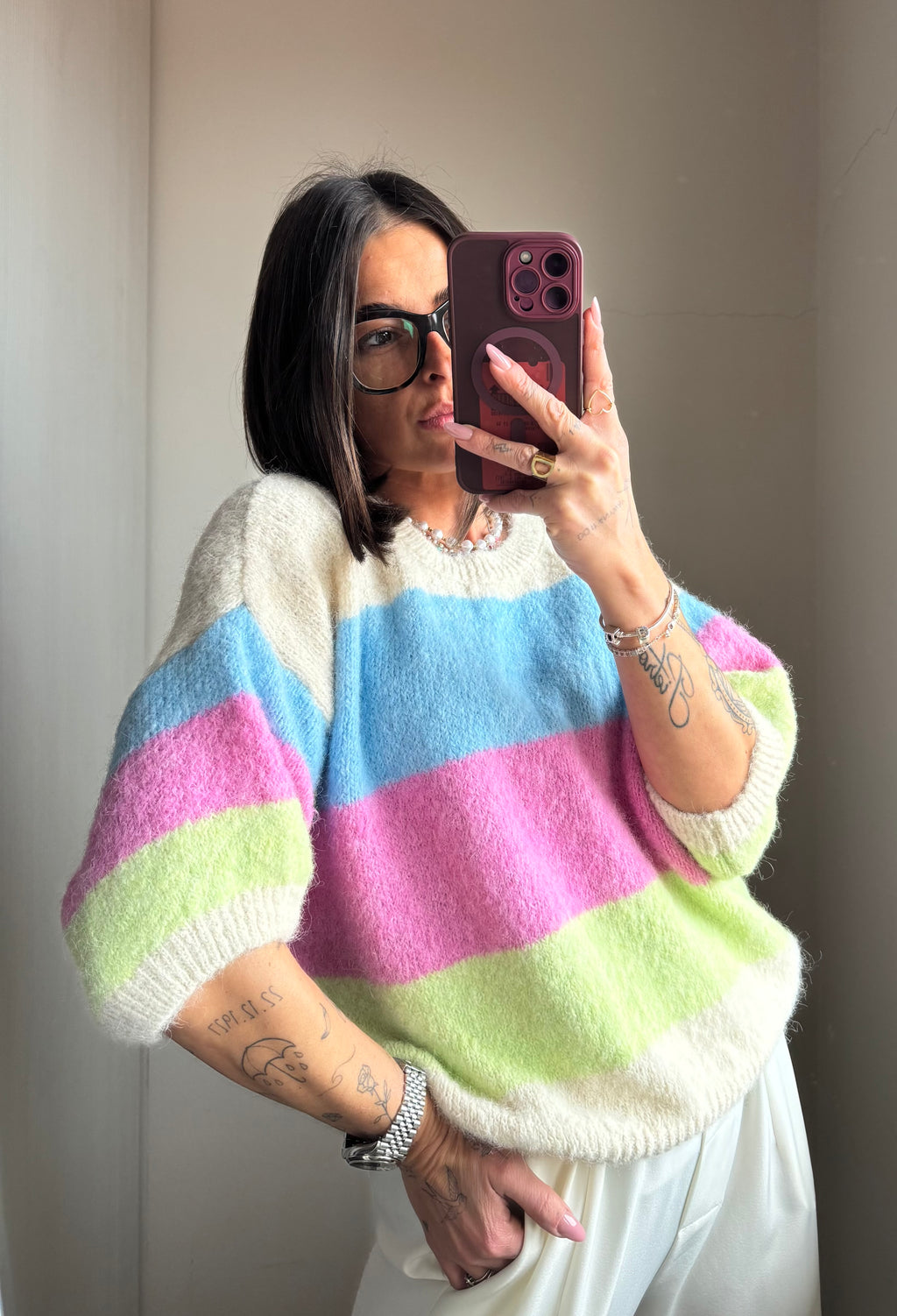 Pullover rainbow