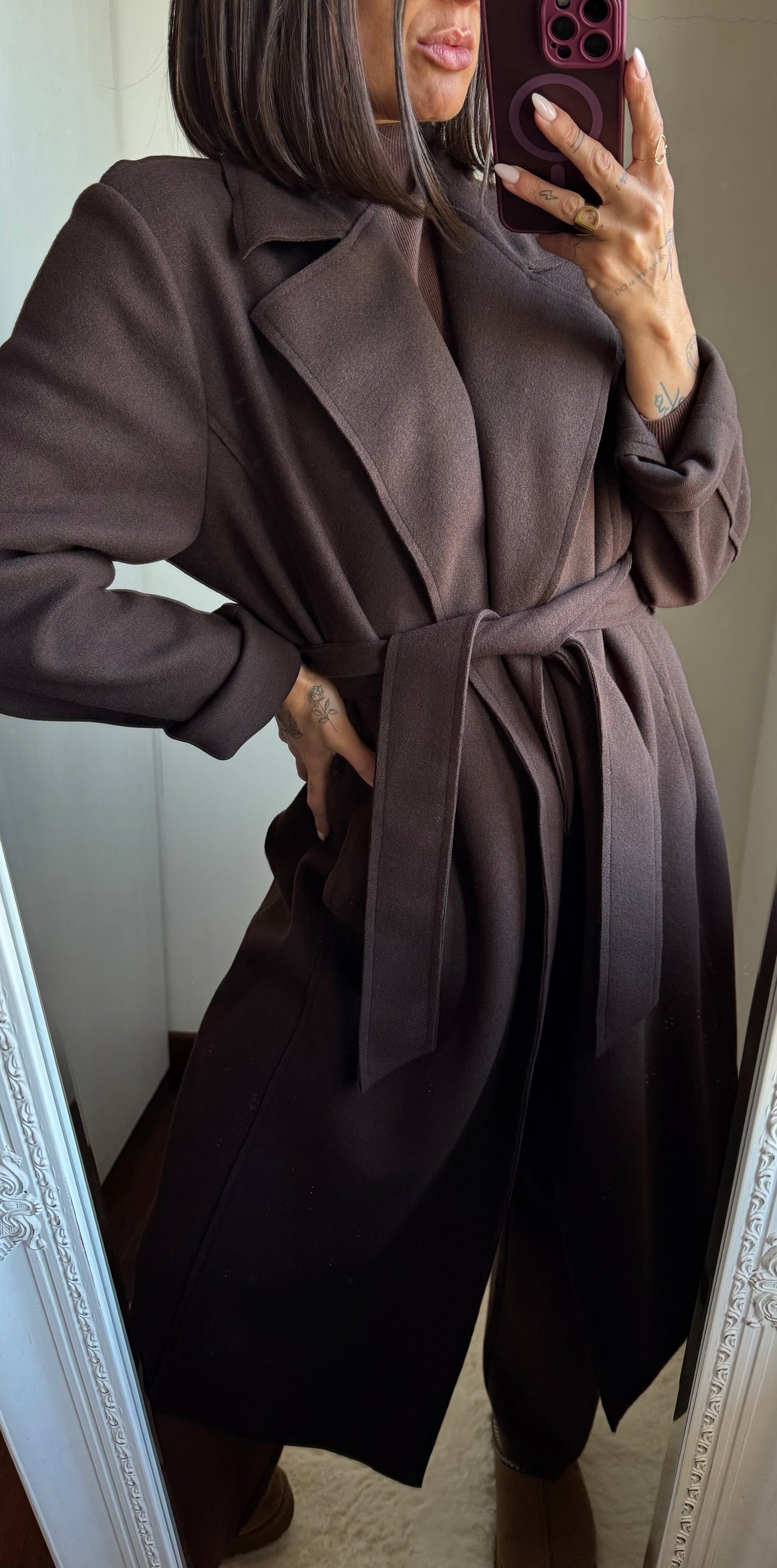 Cappotto in panno TWO WAY