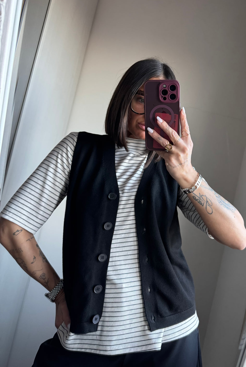 Gilet in maglia