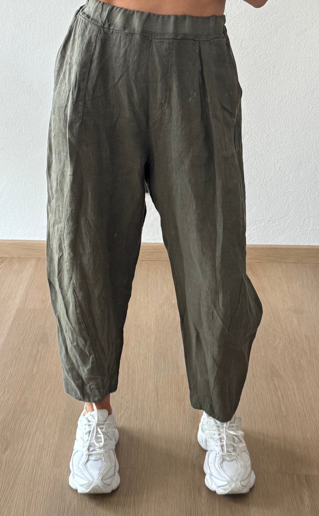 Pantalone queen lino