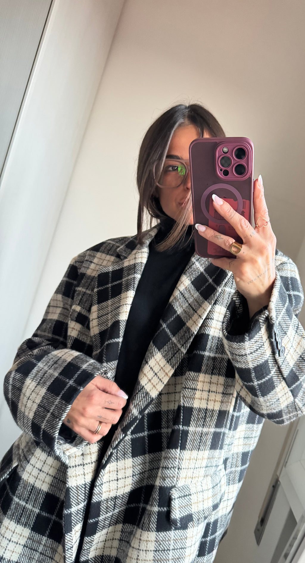 Blazer check over Lumina