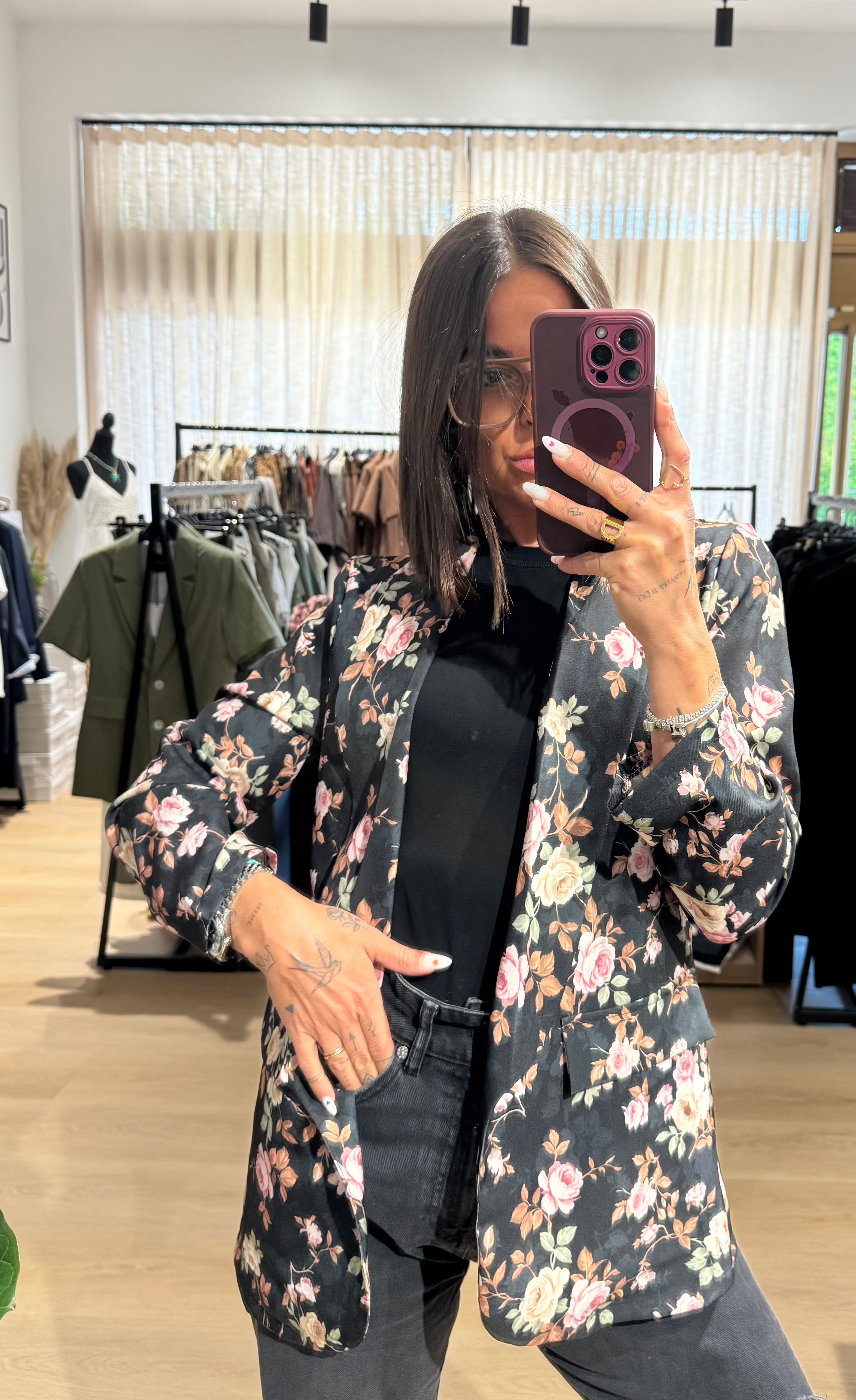 Blazer fiori