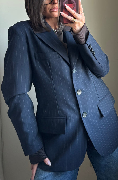 Blazer con inserti Lumina