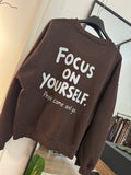 Felpa FOCUS ON YOURSELF