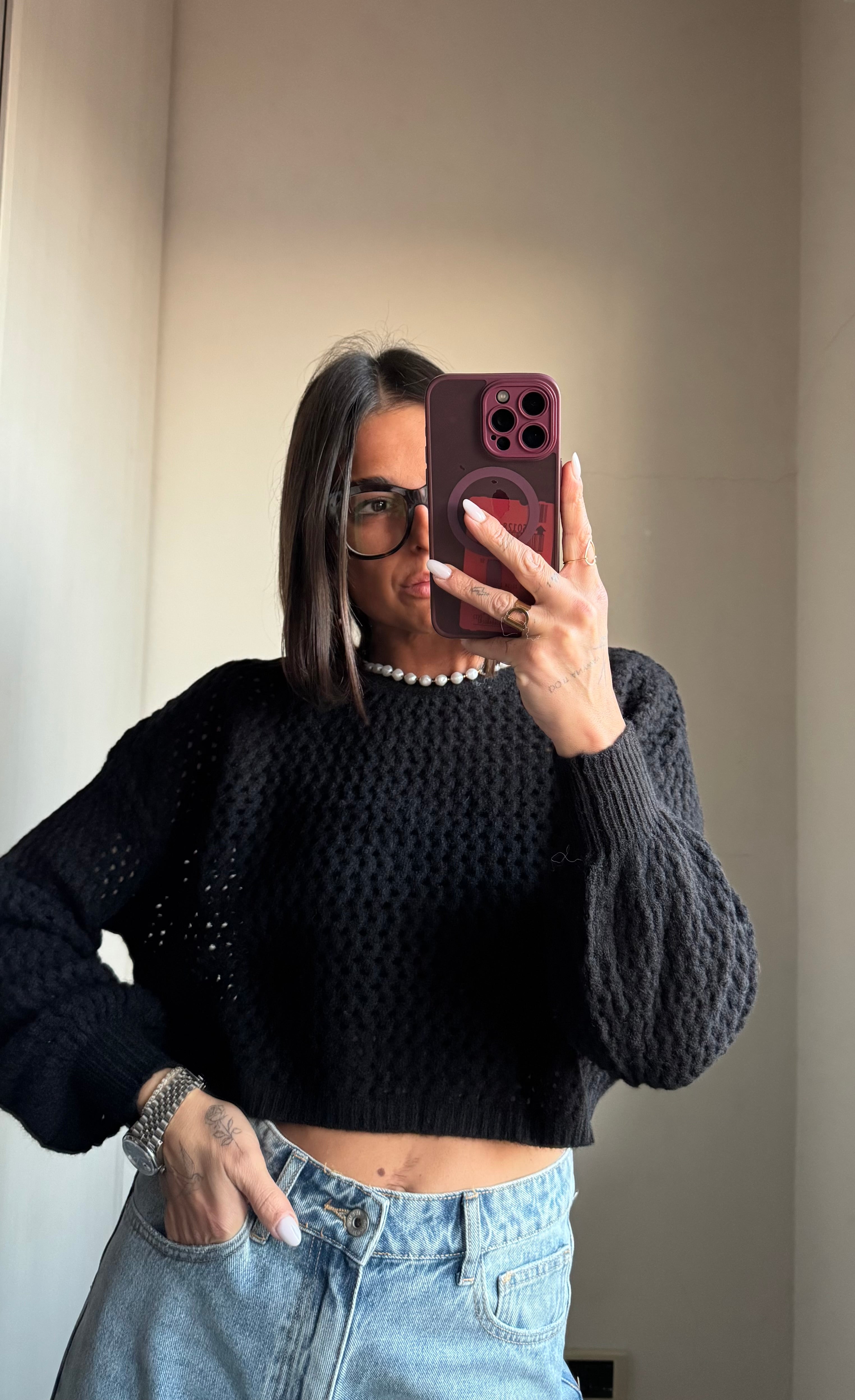 Pullover crop TWOWAY