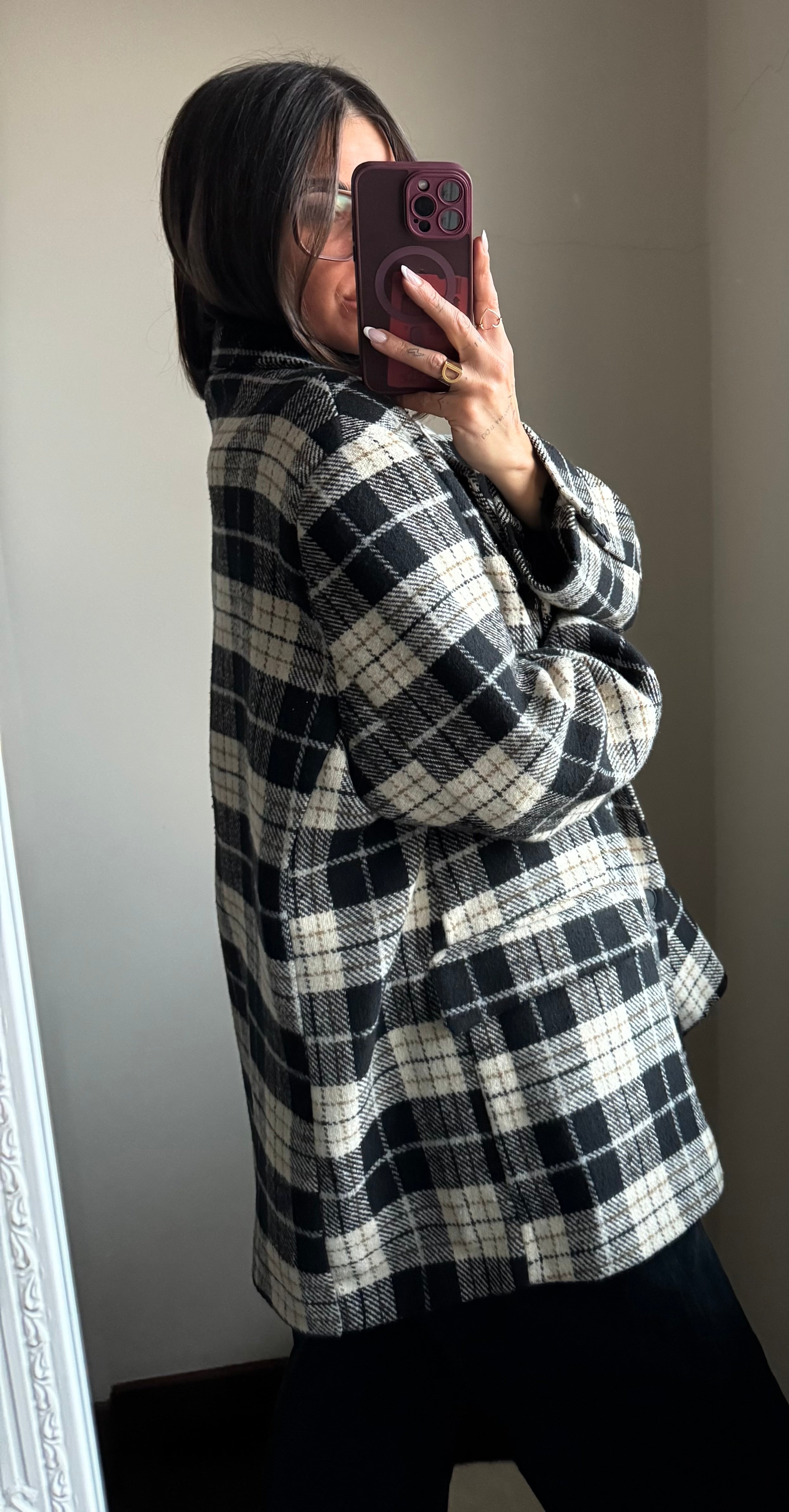 Blazer check over Lumina