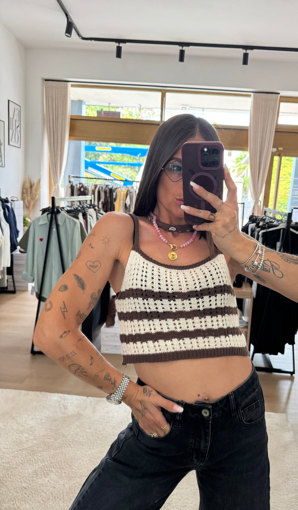 Top in crochet