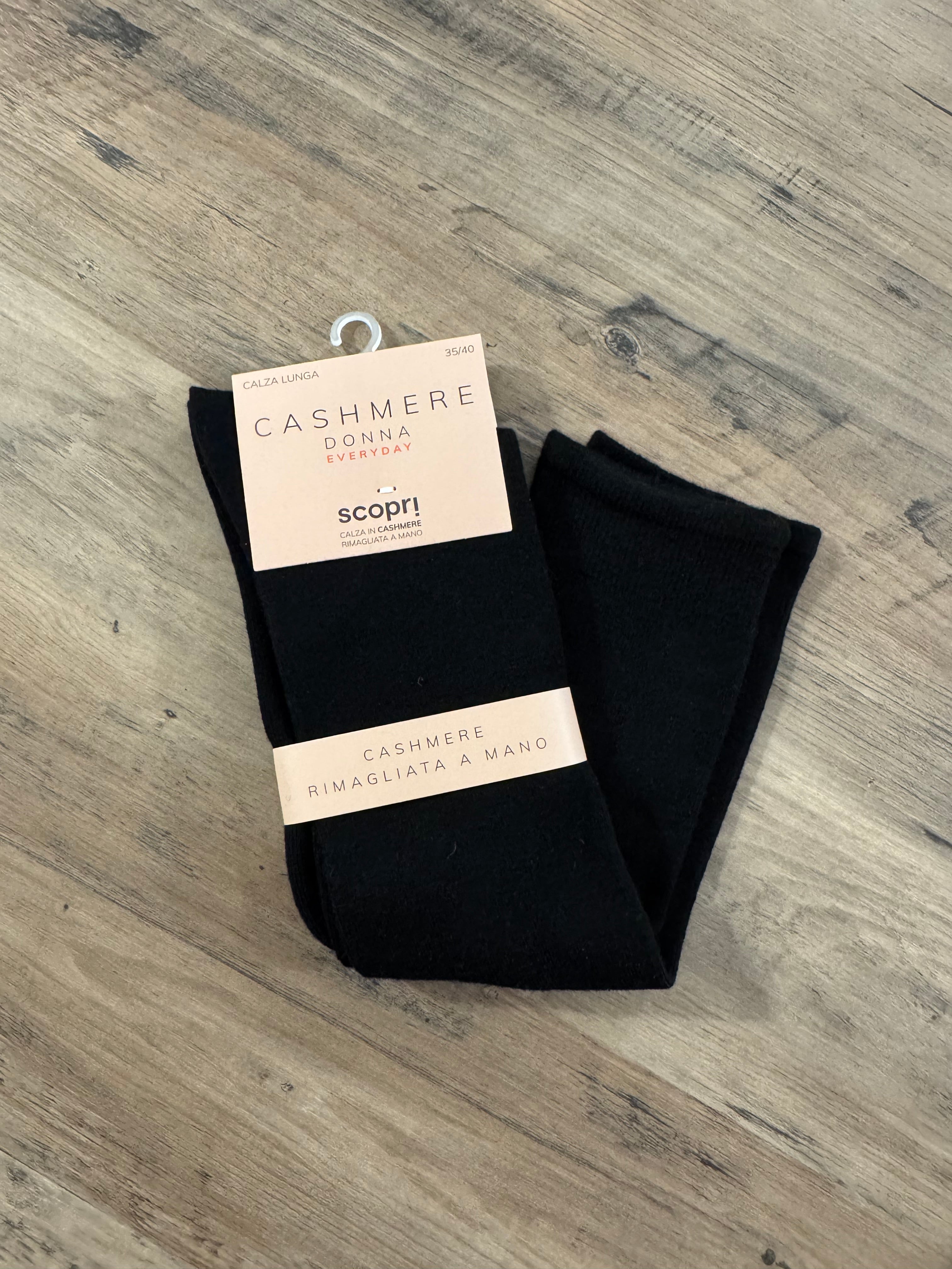 Calza cashmere lunga