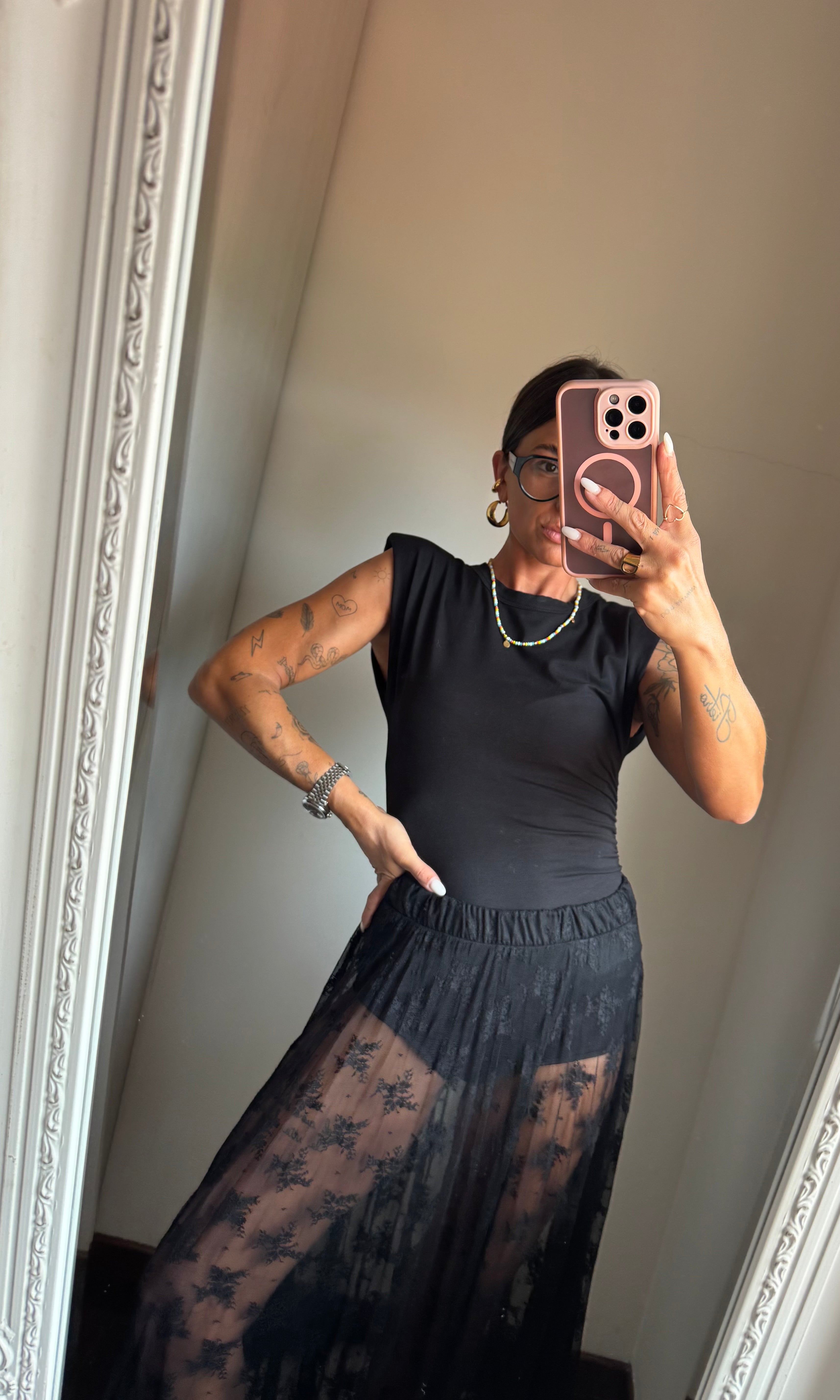 Gonna Lumina con trasparenza