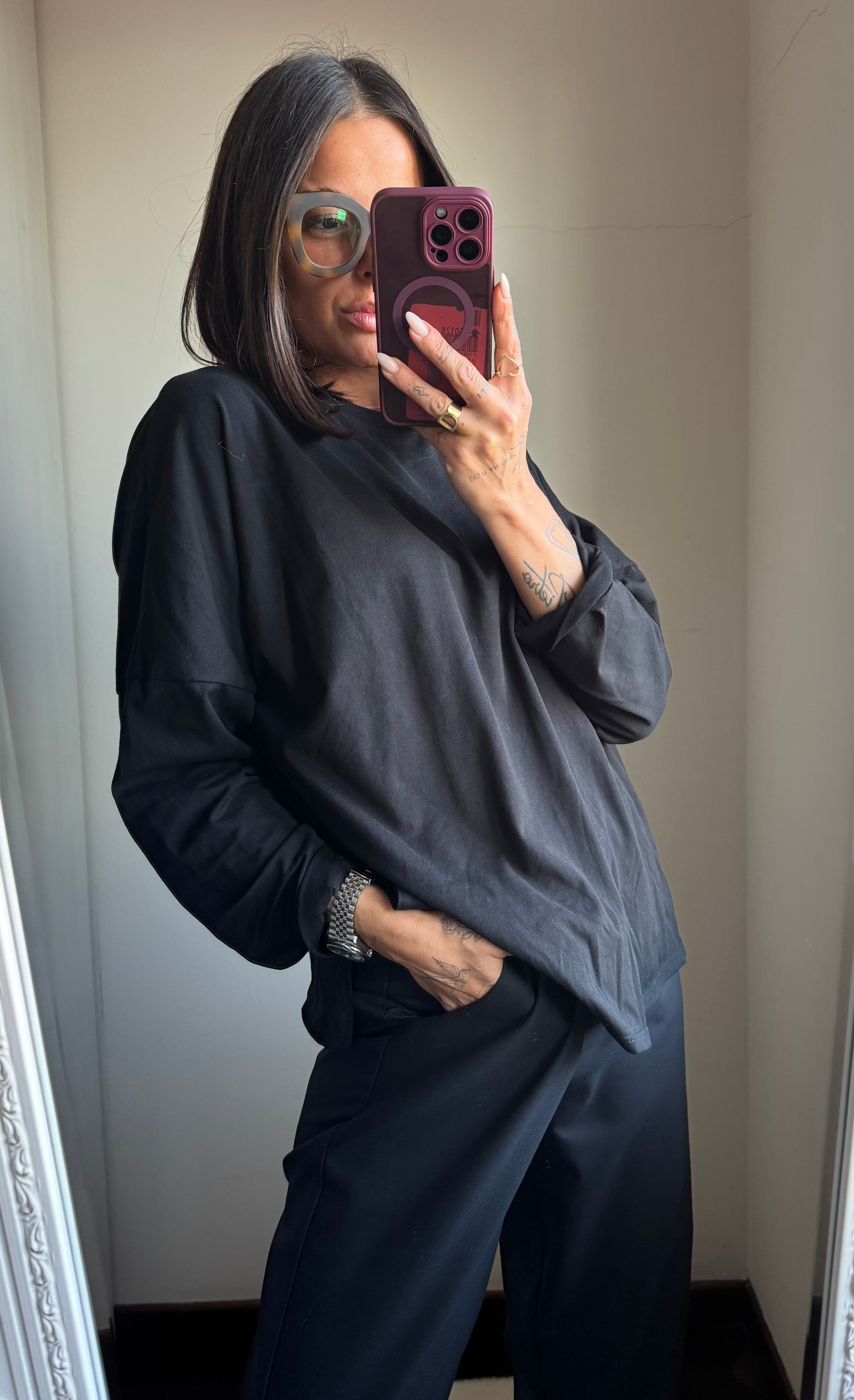 Maglia manica lunga basic