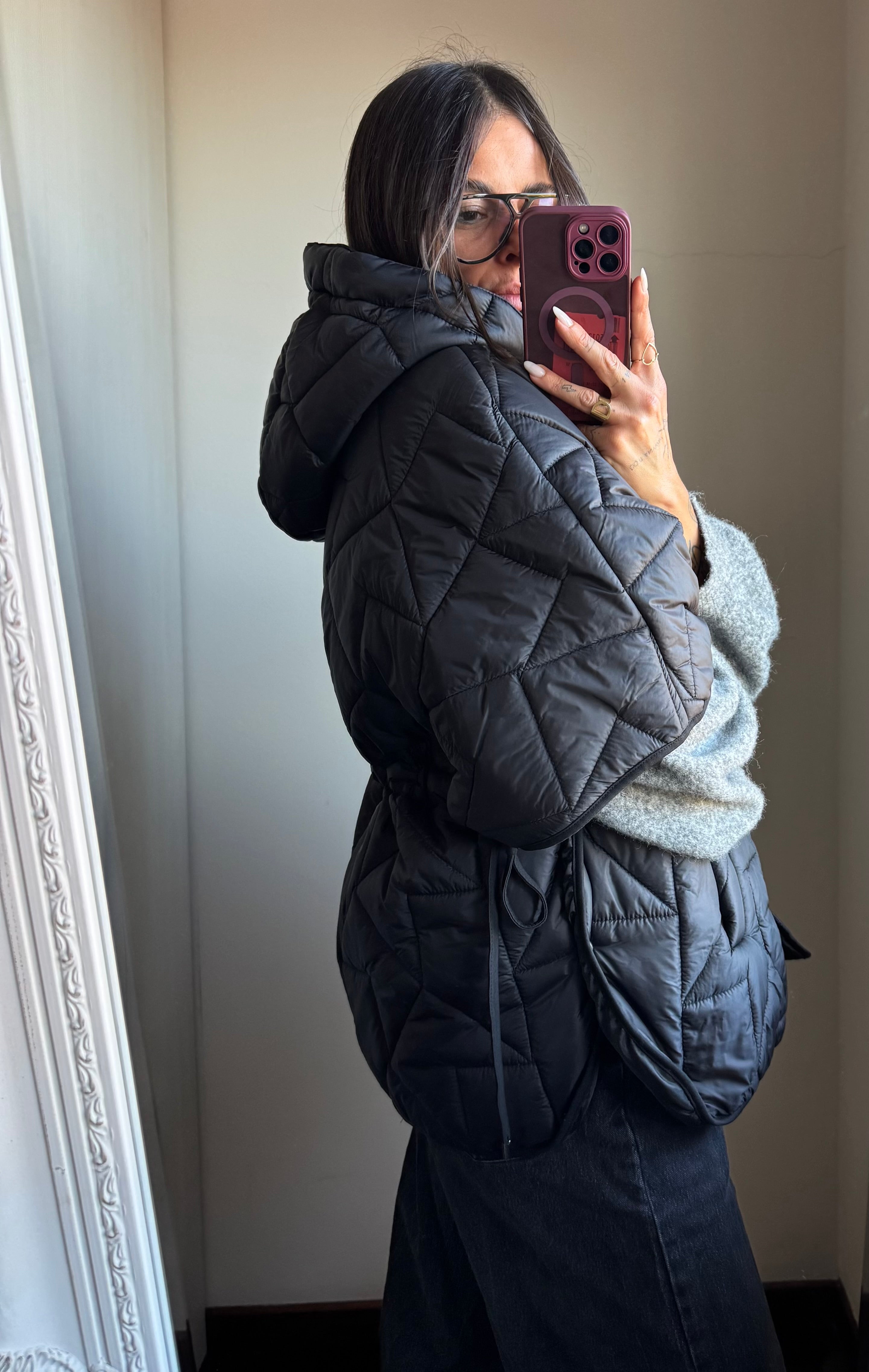 Giacca trapuntata mezza manica