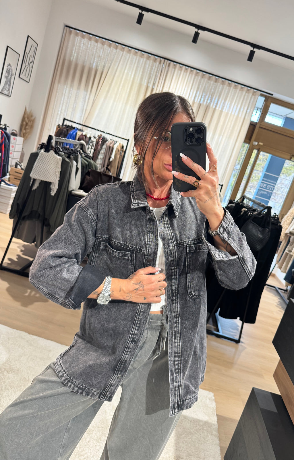 Giacca a camicia in denim YOU DECIDE
