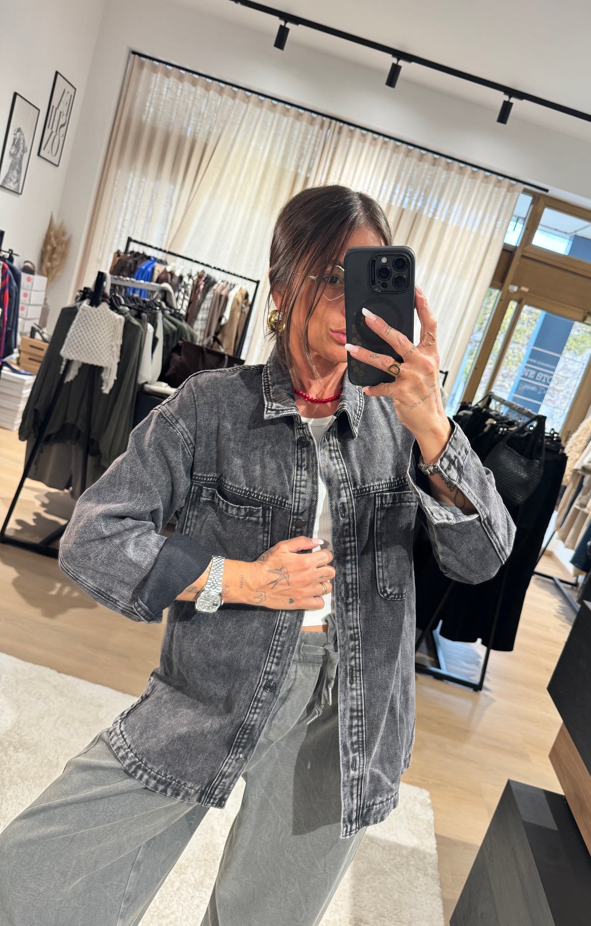 Giacca a camicia in denim YOU DECIDE
