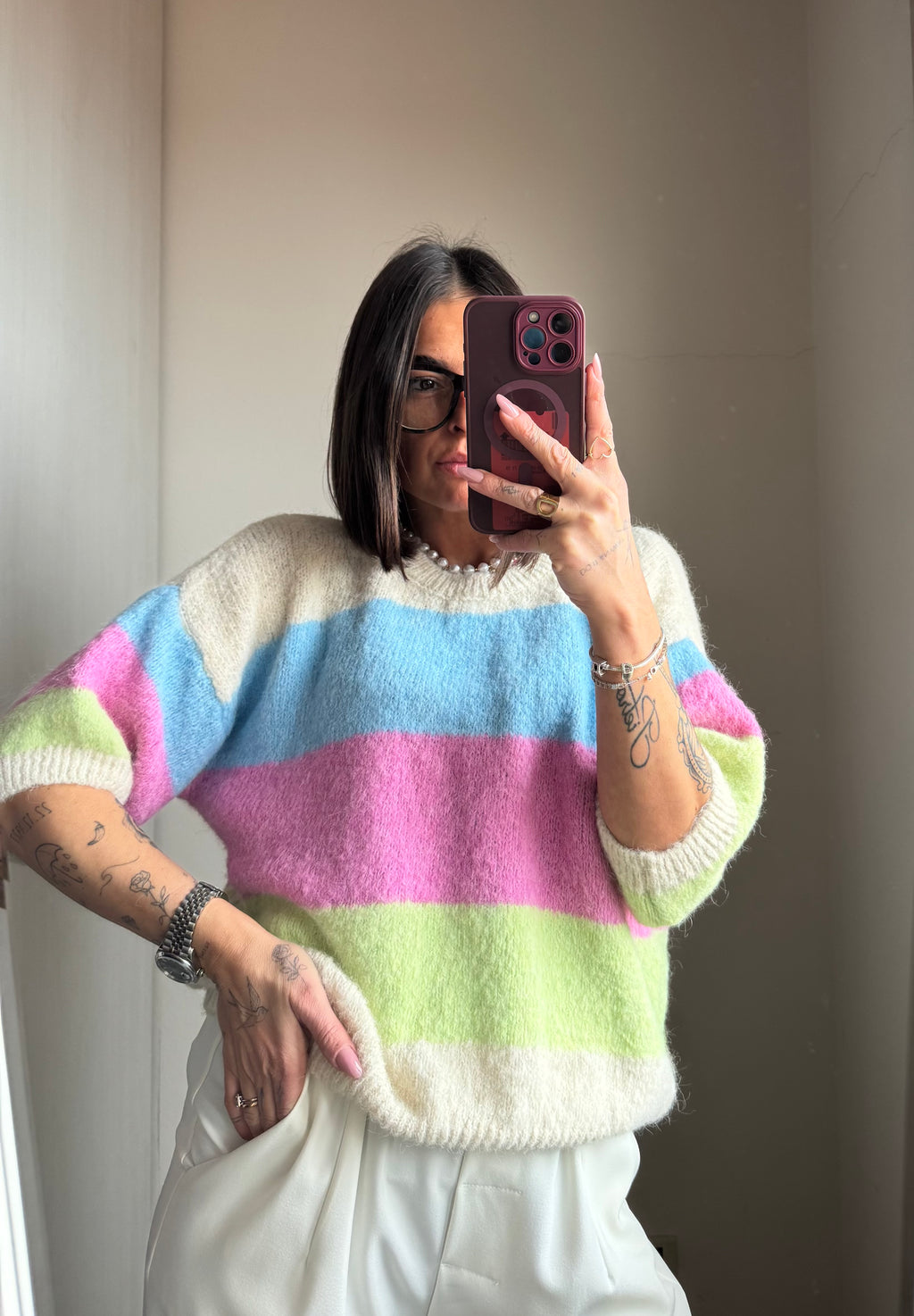 Pullover rainbow