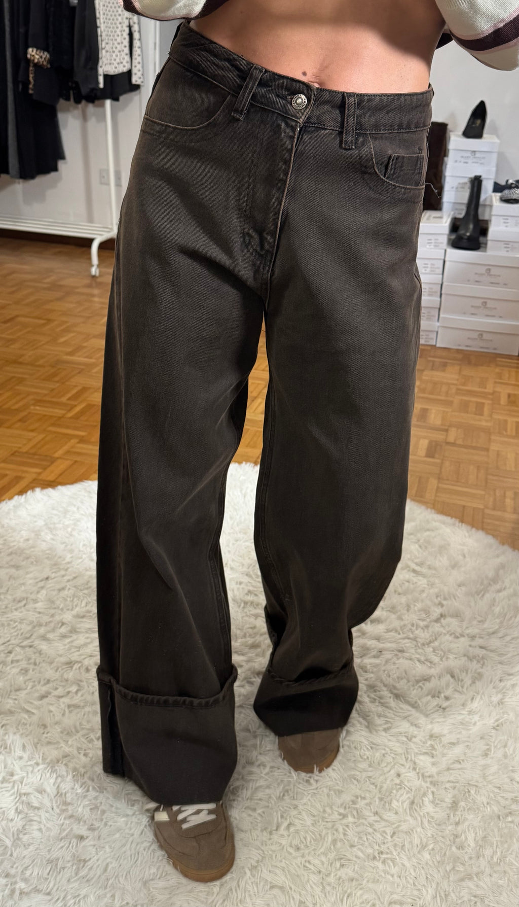 Jeans Lumina CHOCOLATE