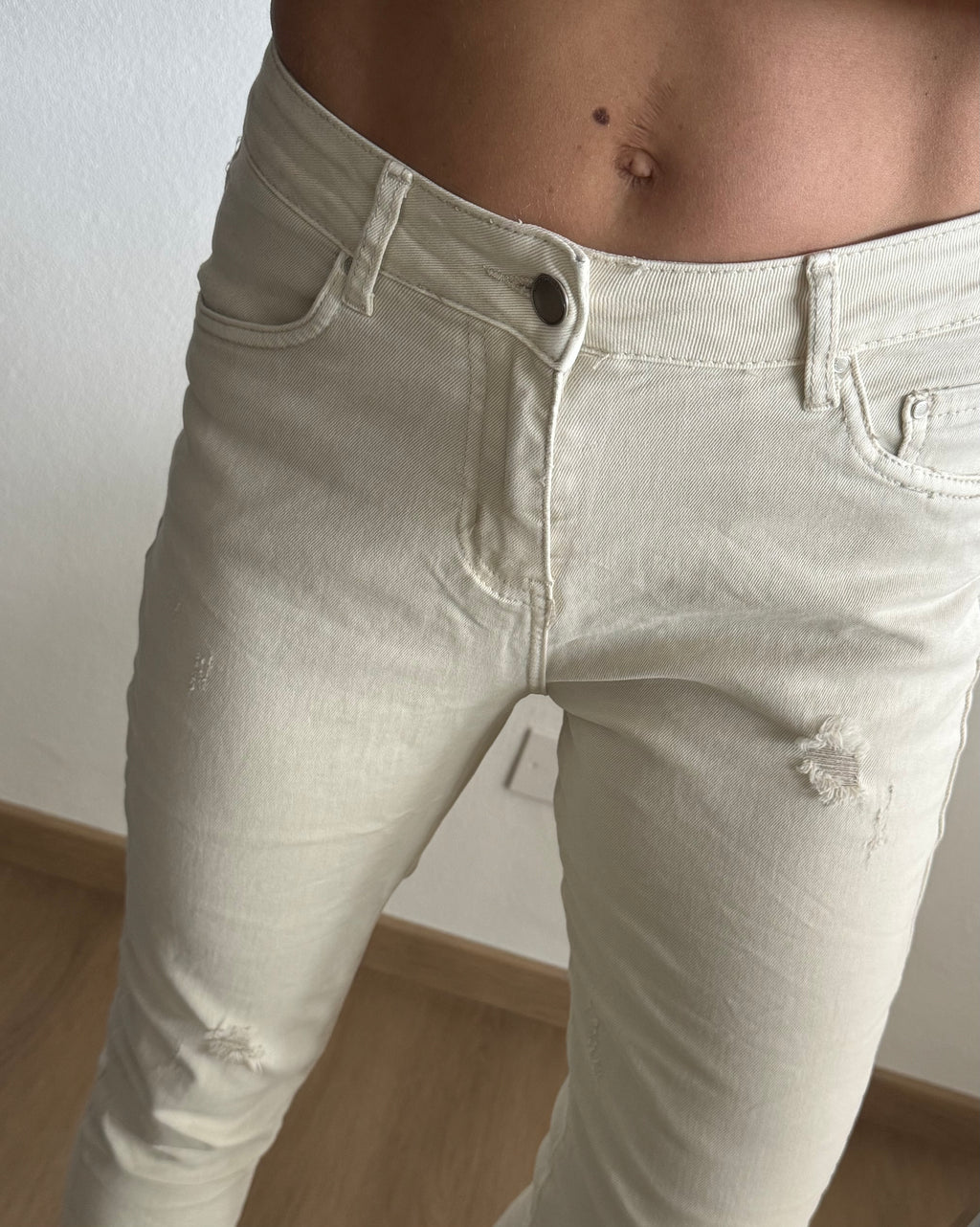 Jeans MOMFIT beige