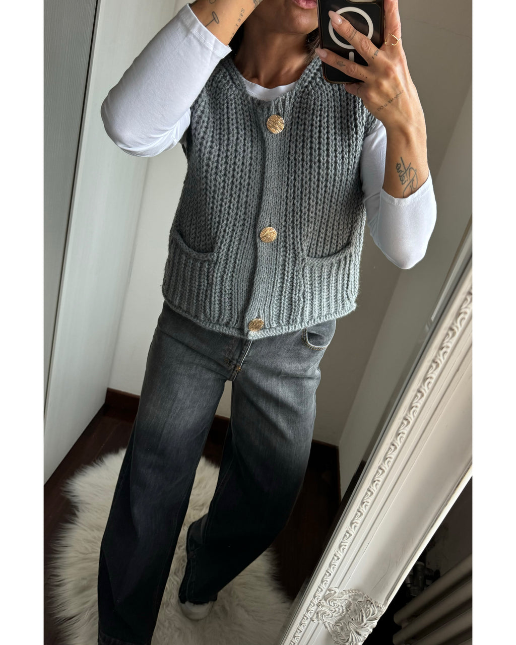 Jeans a palazzo Altamira