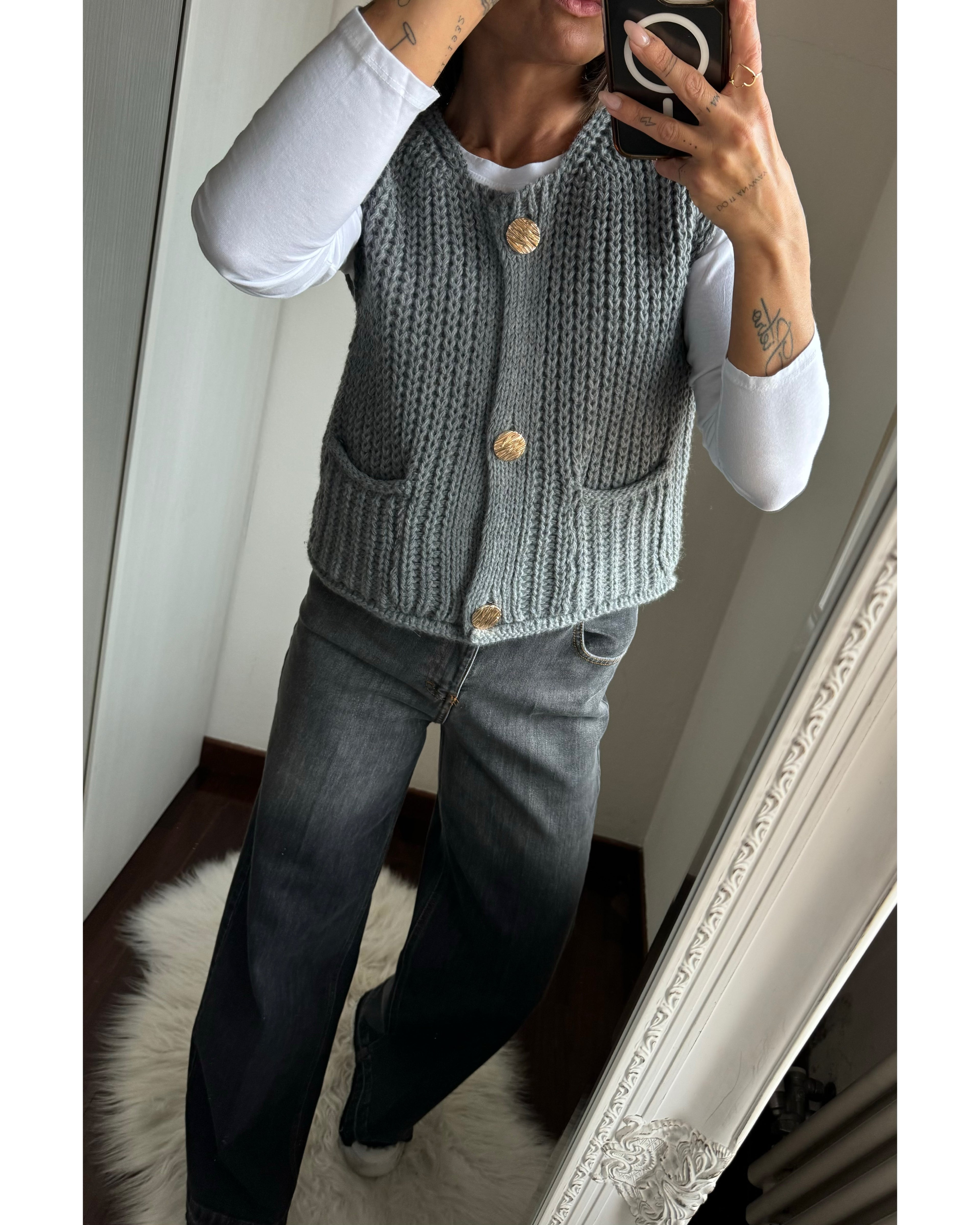 Jeans a palazzo Altamira