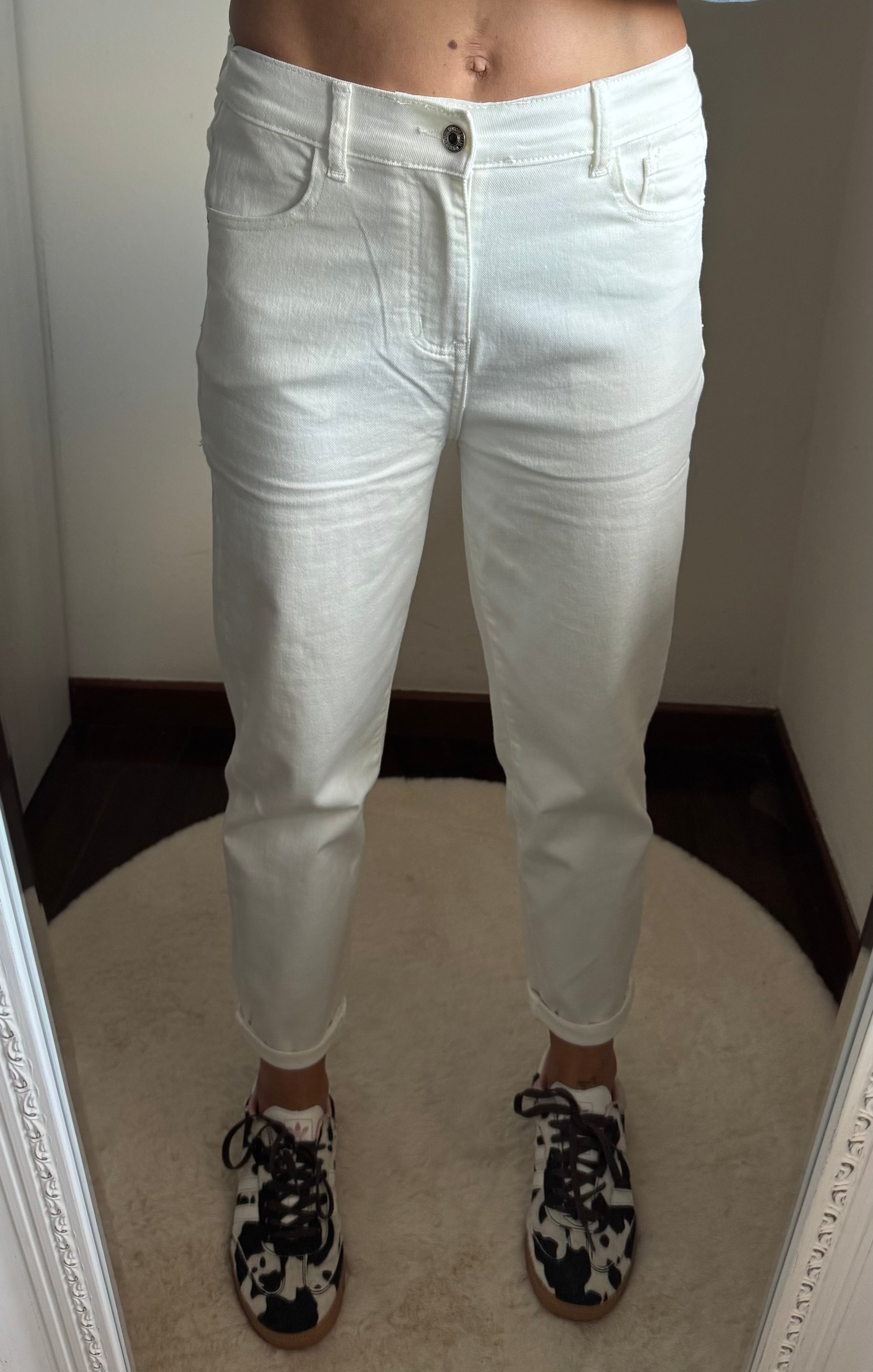 Jeans Olly bianco