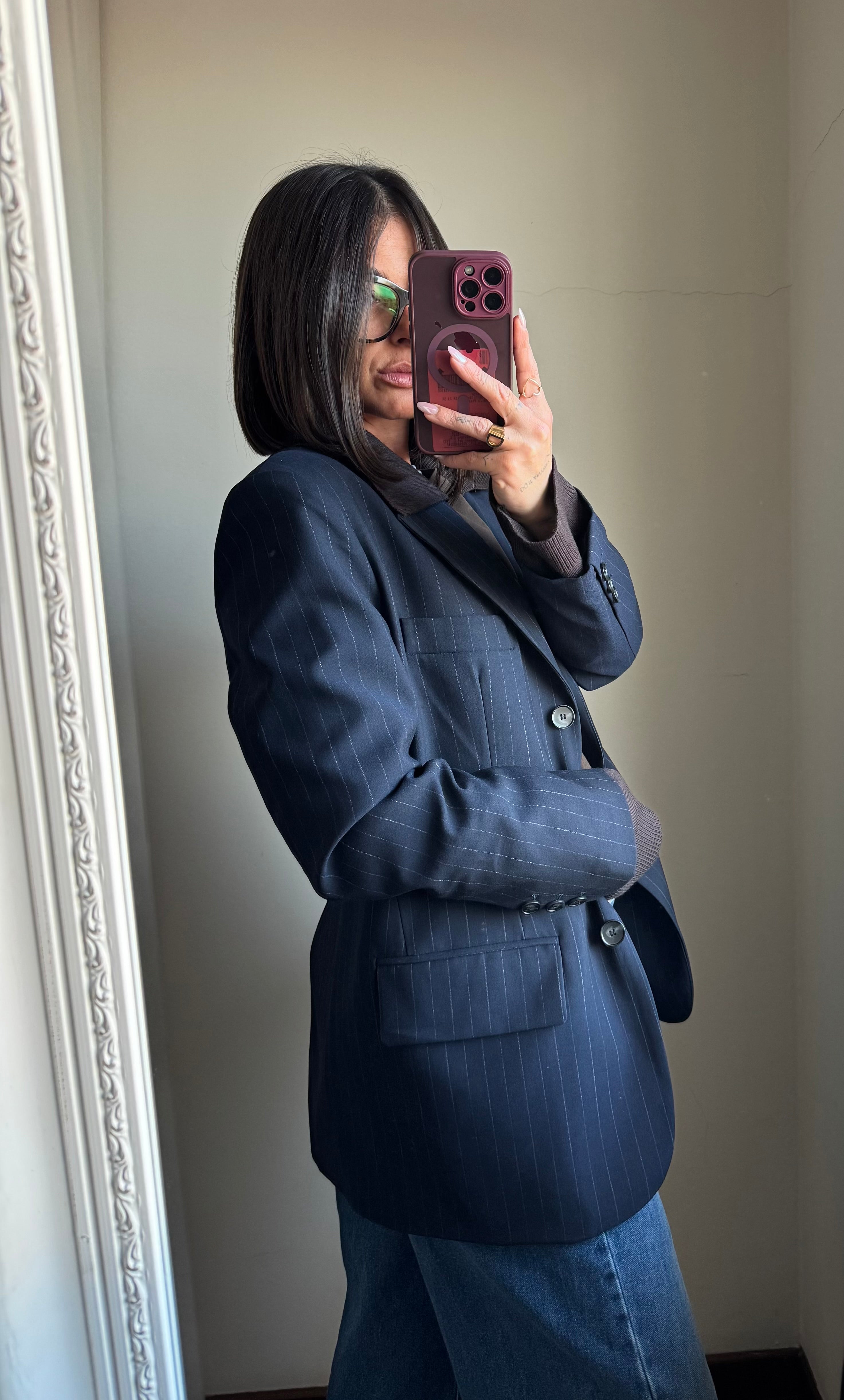 Blazer con inserti Lumina