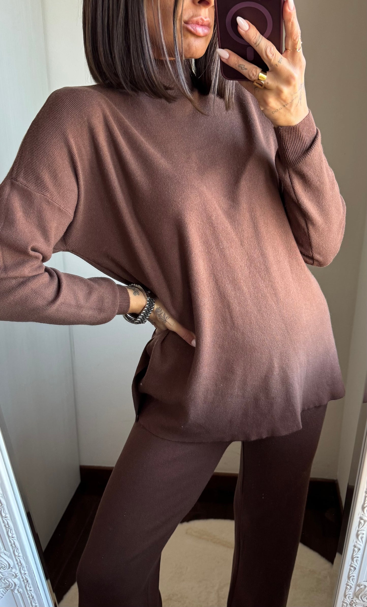 Coordinato in maglia comfort