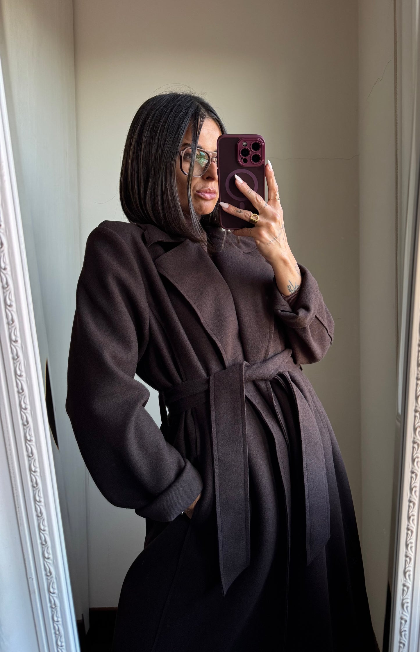 Cappotto in panno TWO WAY