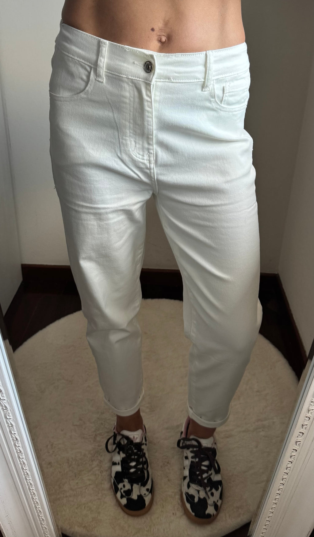 Jeans Olly bianco