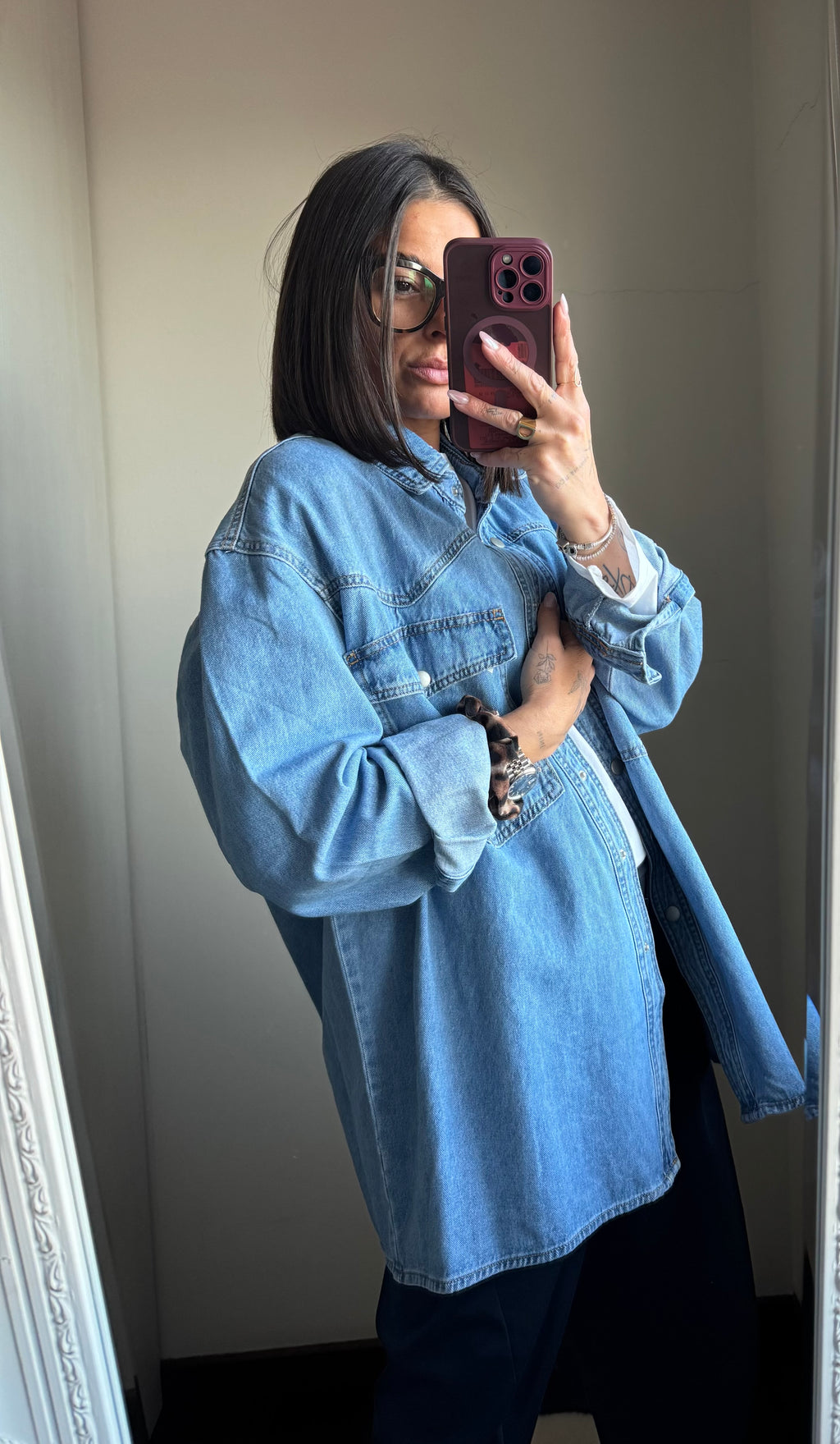 Giacca a camicia denim over YOU DECIDE