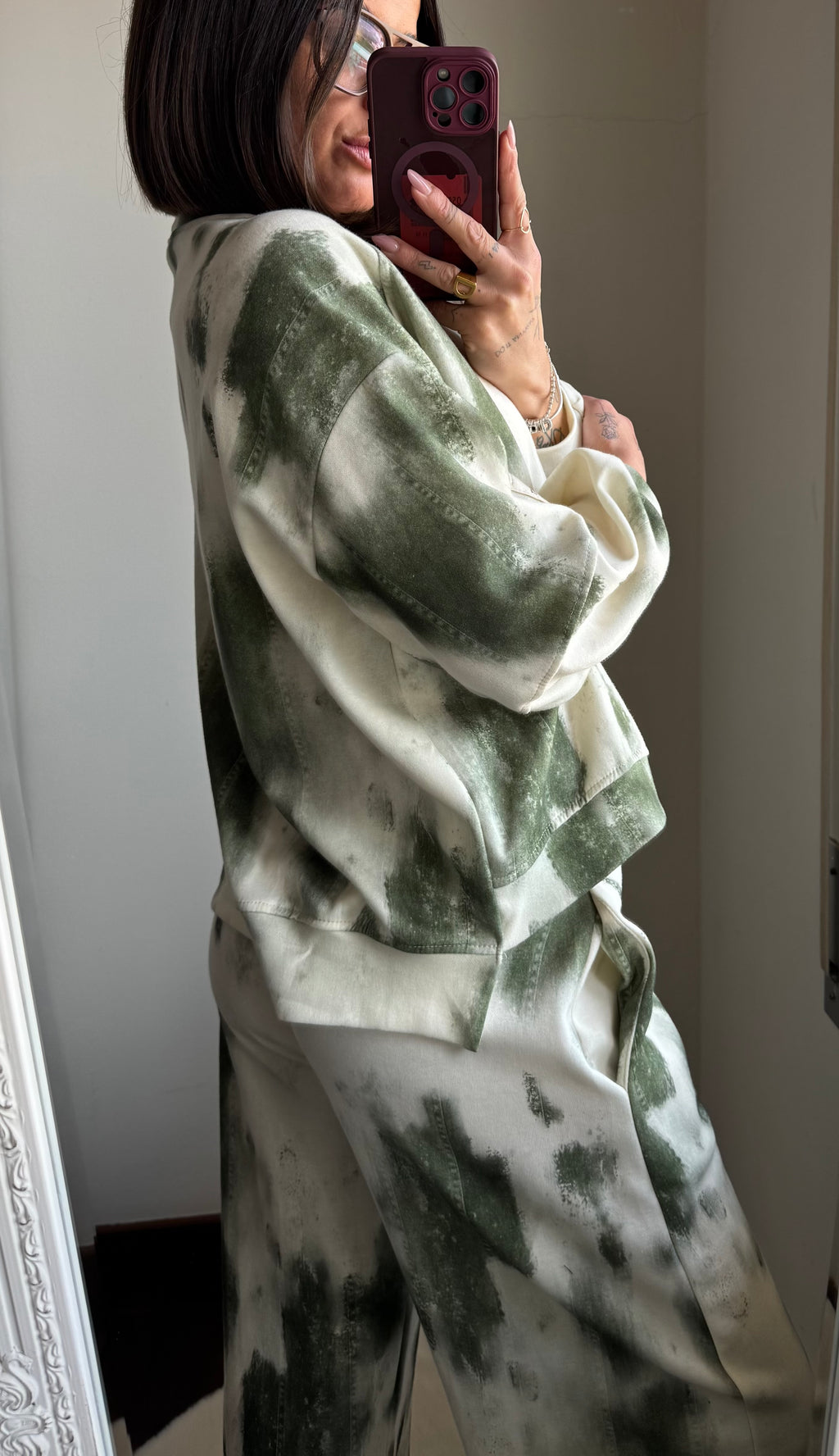 Coordinato tuta print