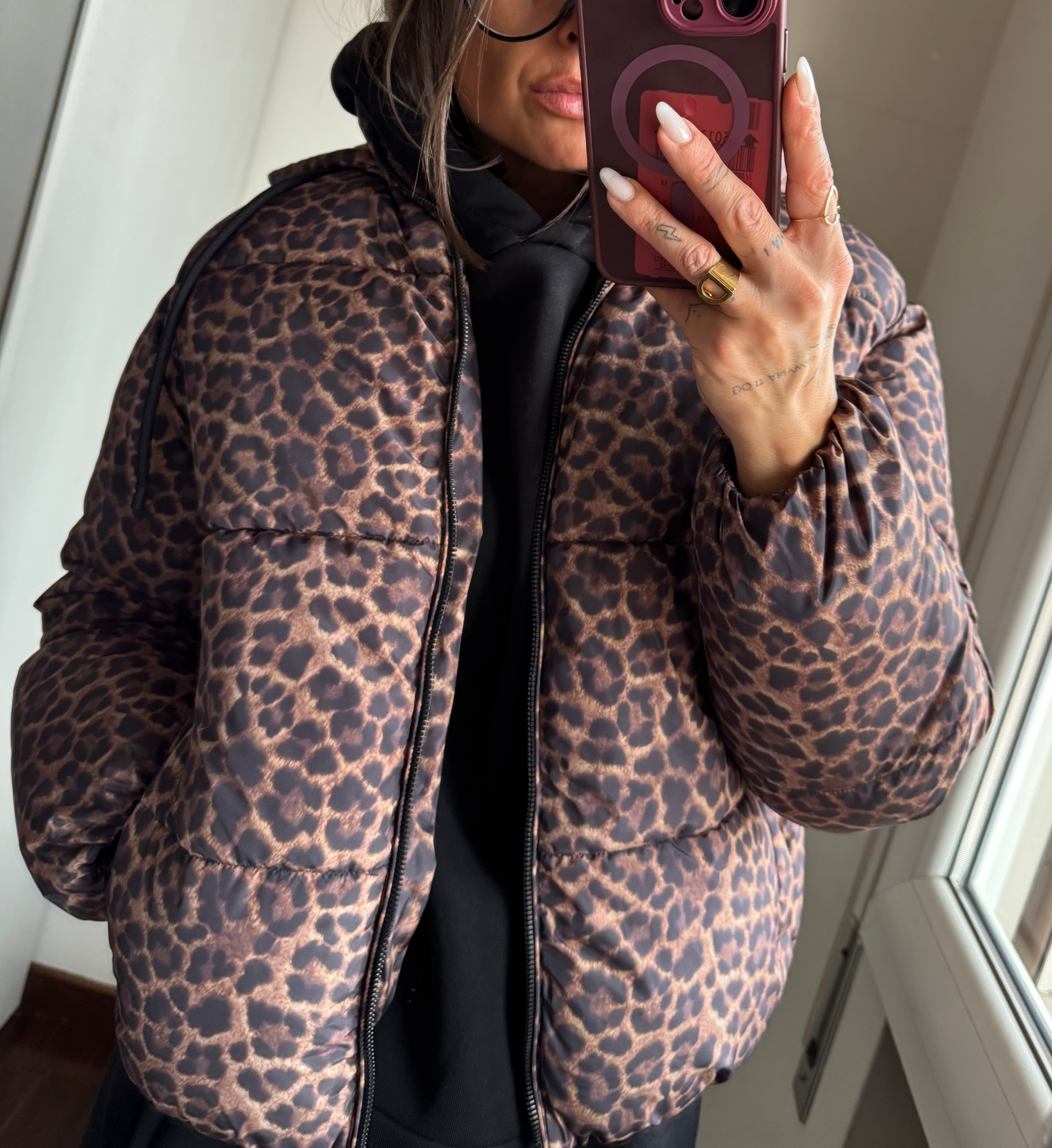 Giacca imbottita macula